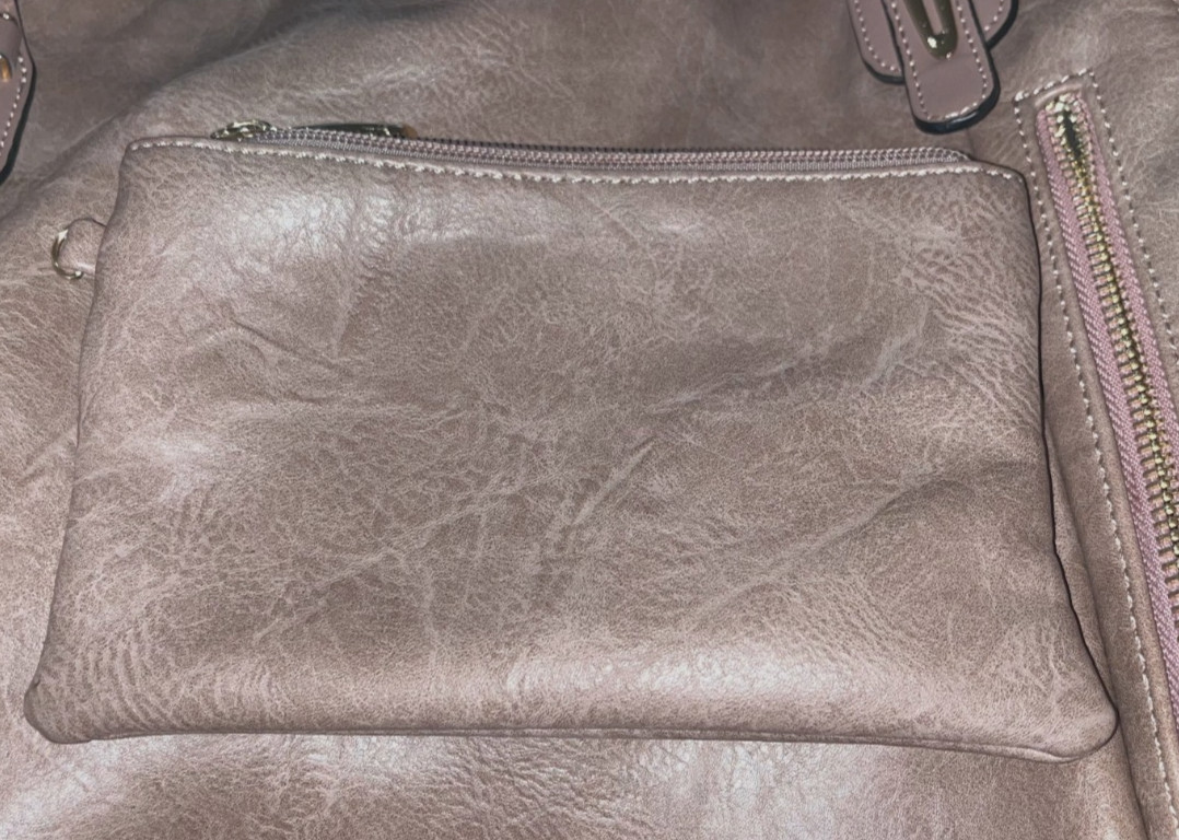Itscosy Women’s Khaki Purse & Wallet Set
