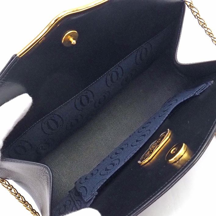 Cartier Sapphire Line Chain Shoulder Bag Women Used in Japan Preowned Authentic