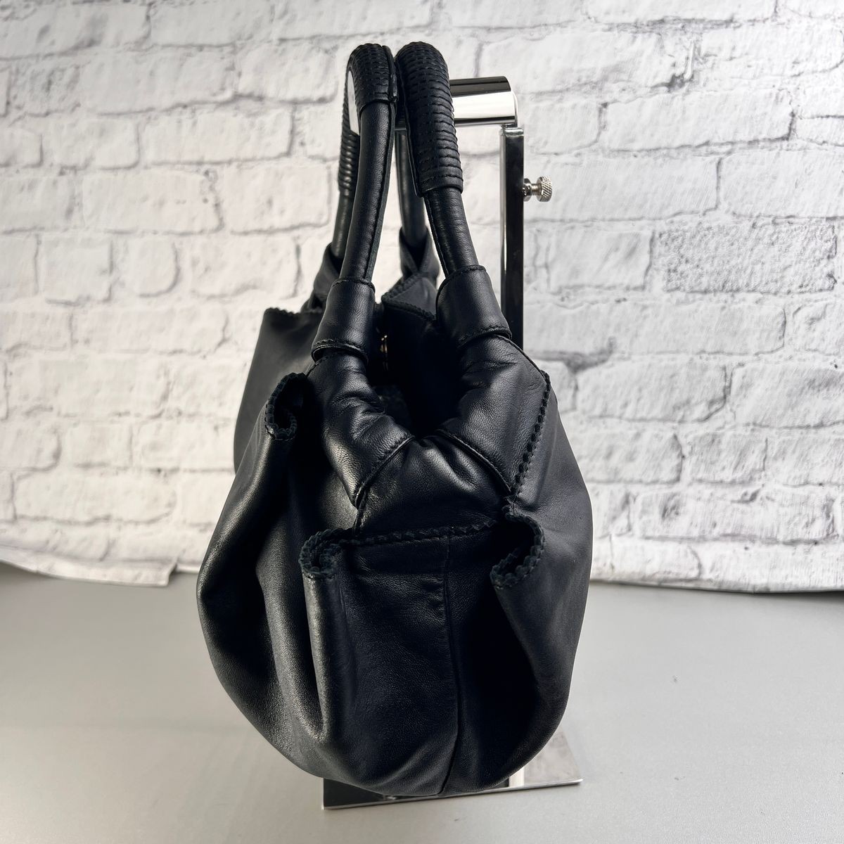 LOEWE Bag: Nappa Aire Anagram Logo Black W32H22D12cm w/o accessories;
