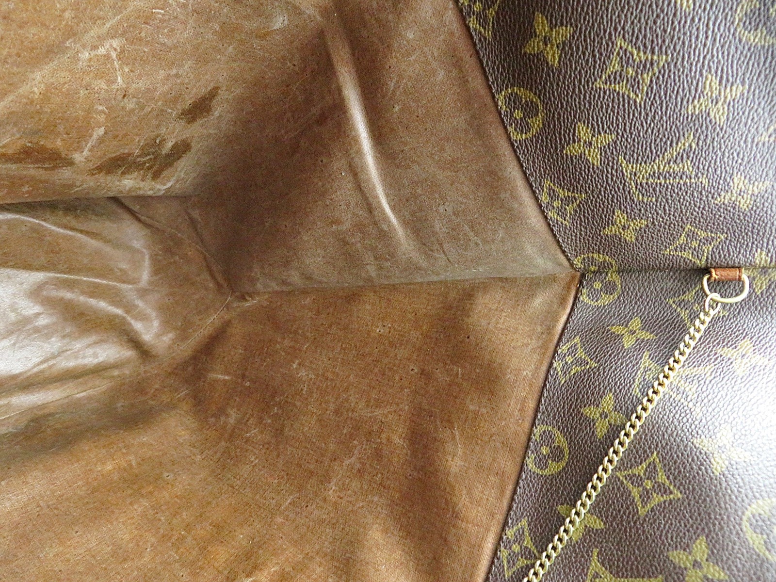Authentic LOUIS VUITTON Sac Shopping GM Tote Monogram Shoulder Bag #63702