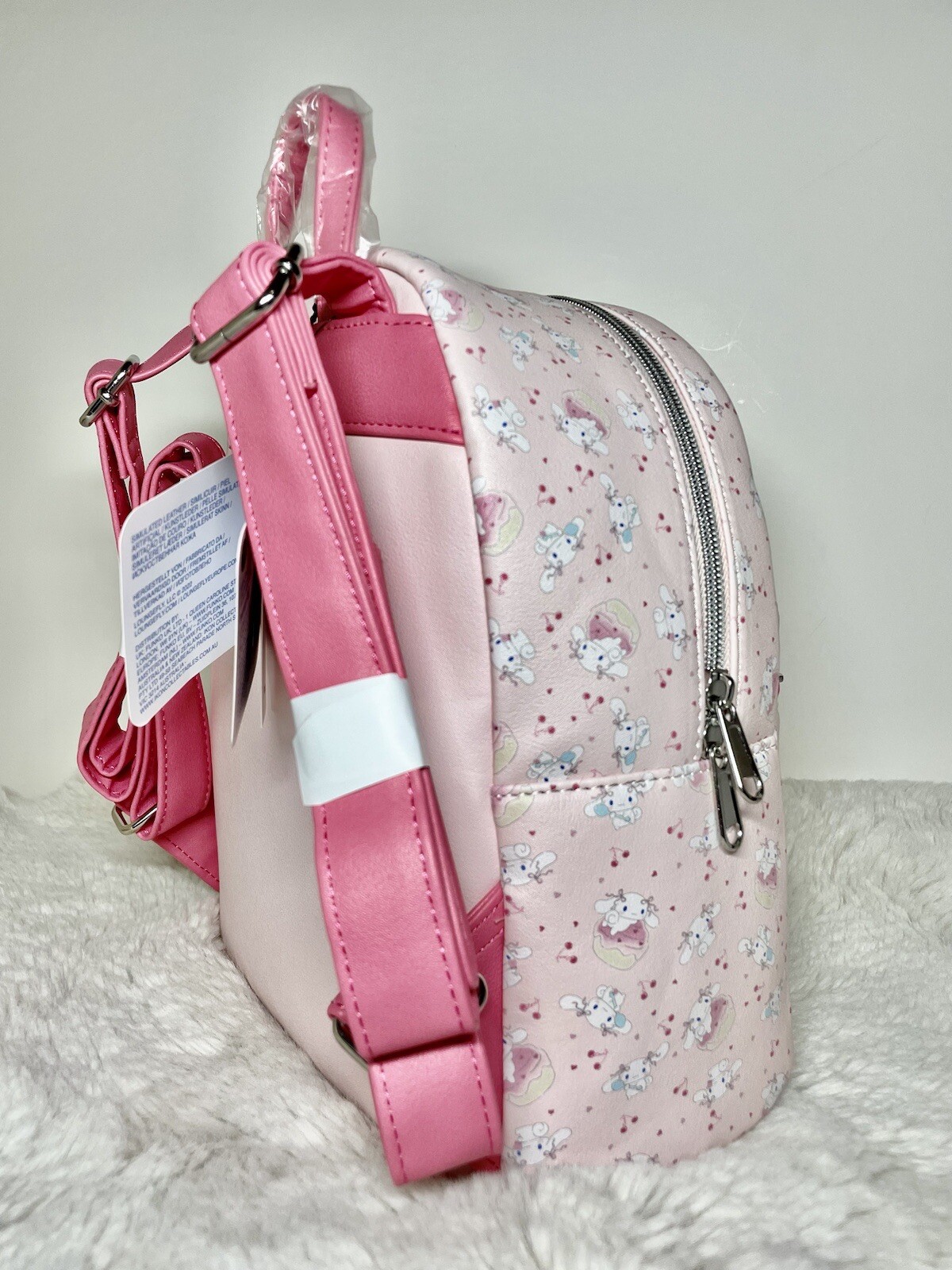 Loungefly Sanrio Cinnamoroll Sundae Mini Backpack: Desserts, Ice Cream, Cherries