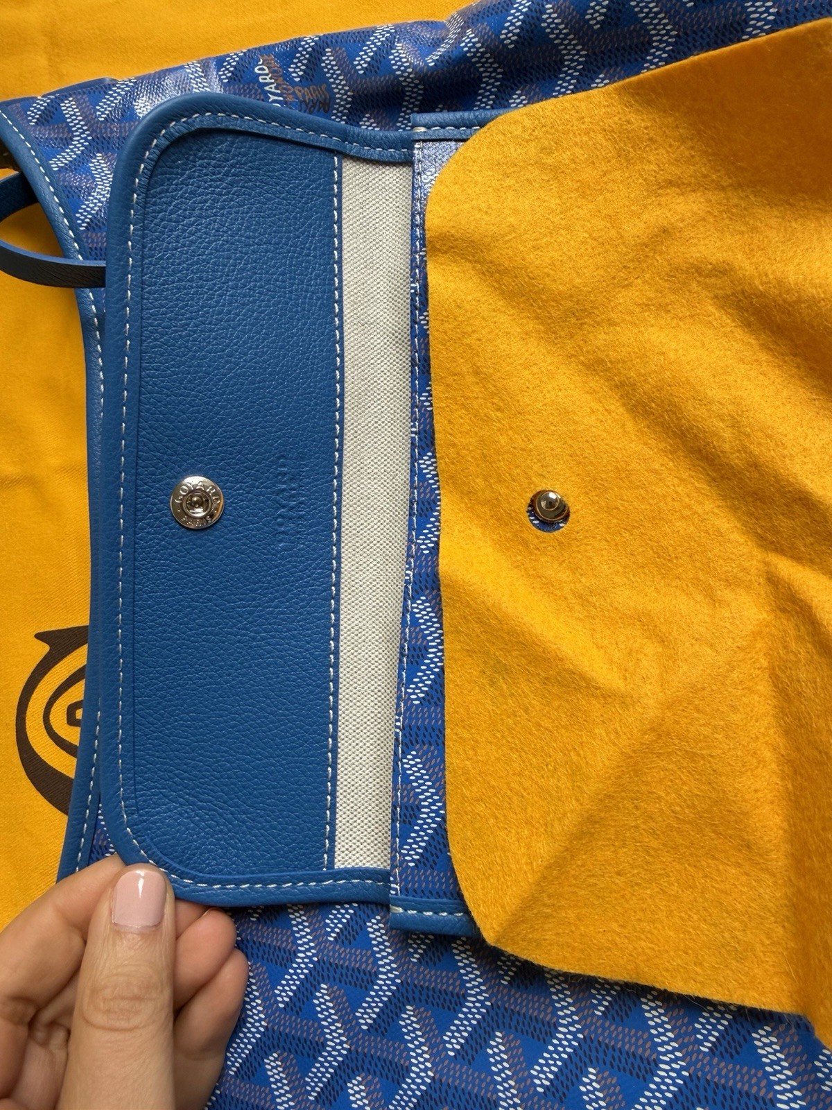 Goyard Boheme Shoulder Bag w/ Pouch, Zip Closure, new with tags