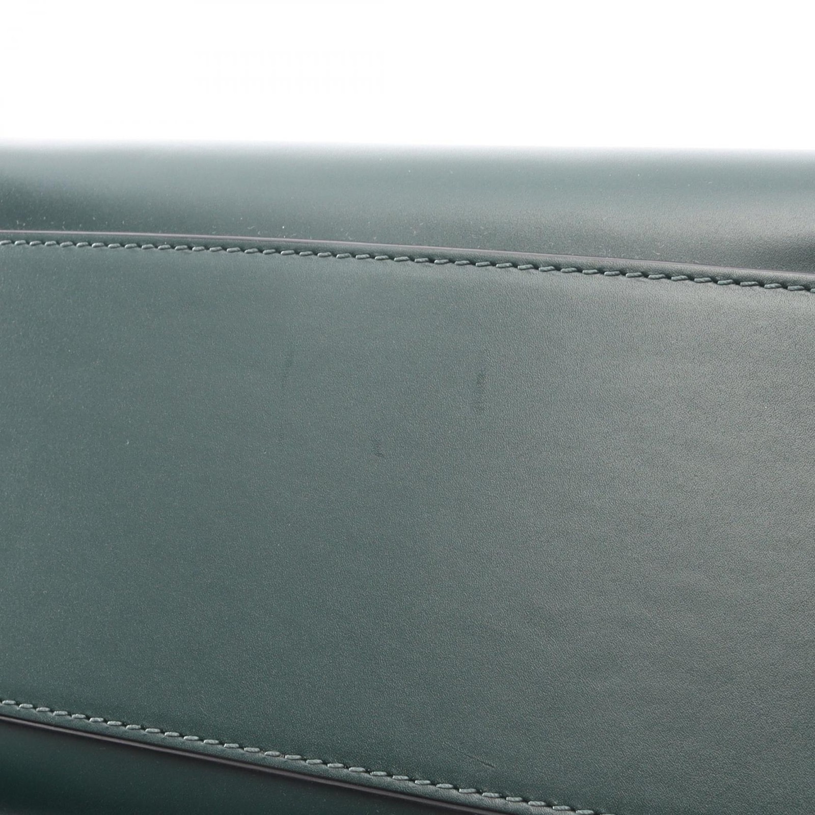 Valextra Triennale 2WAY Shoulder Handbag leather Green Used Women