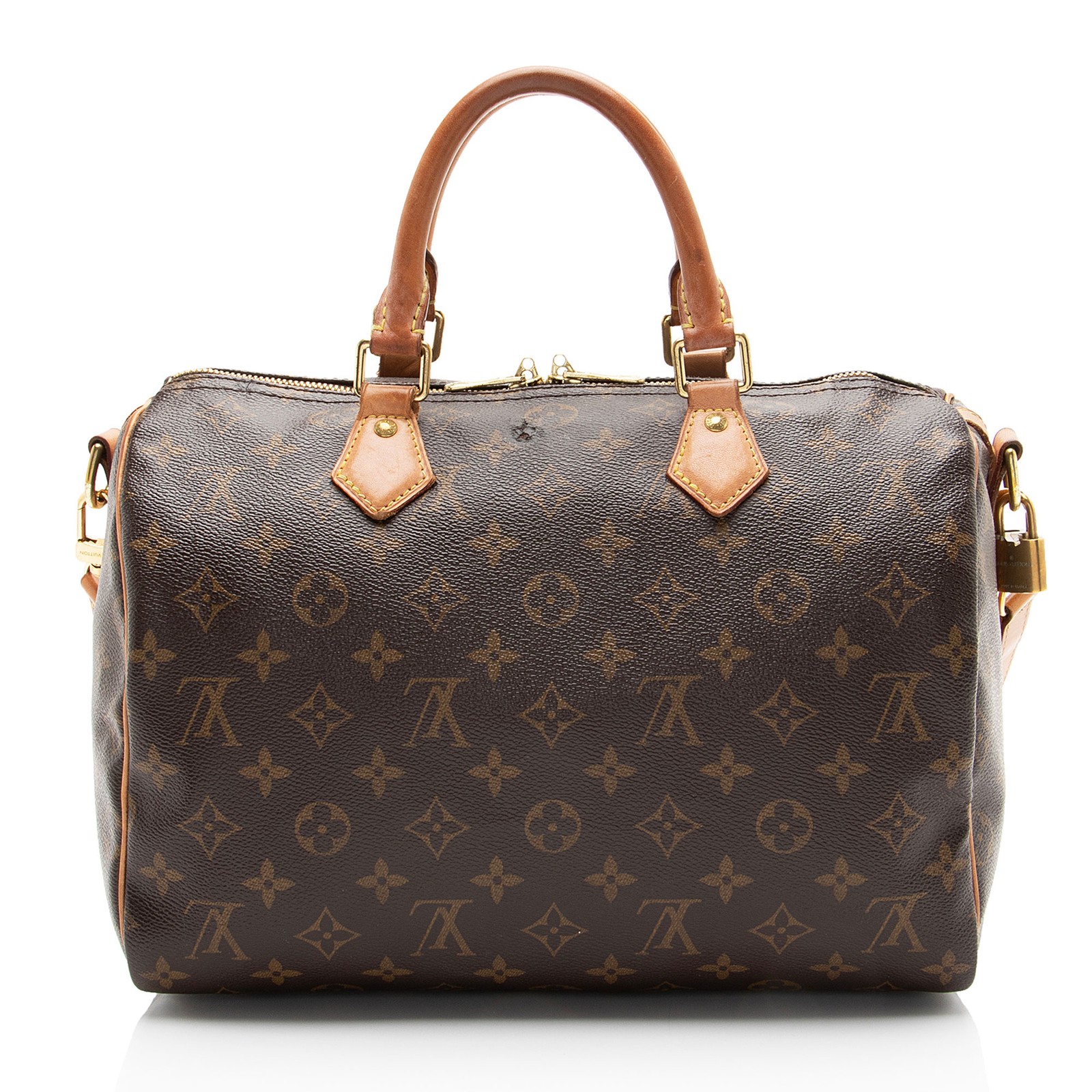 Louis Vuitton Monogram Canvas Speedy Bandouliere 30 Satchel