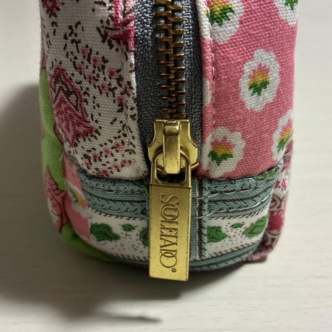 SOULEIADO Floral Pouch – Compact Makeup Bag, 17x11x6cm