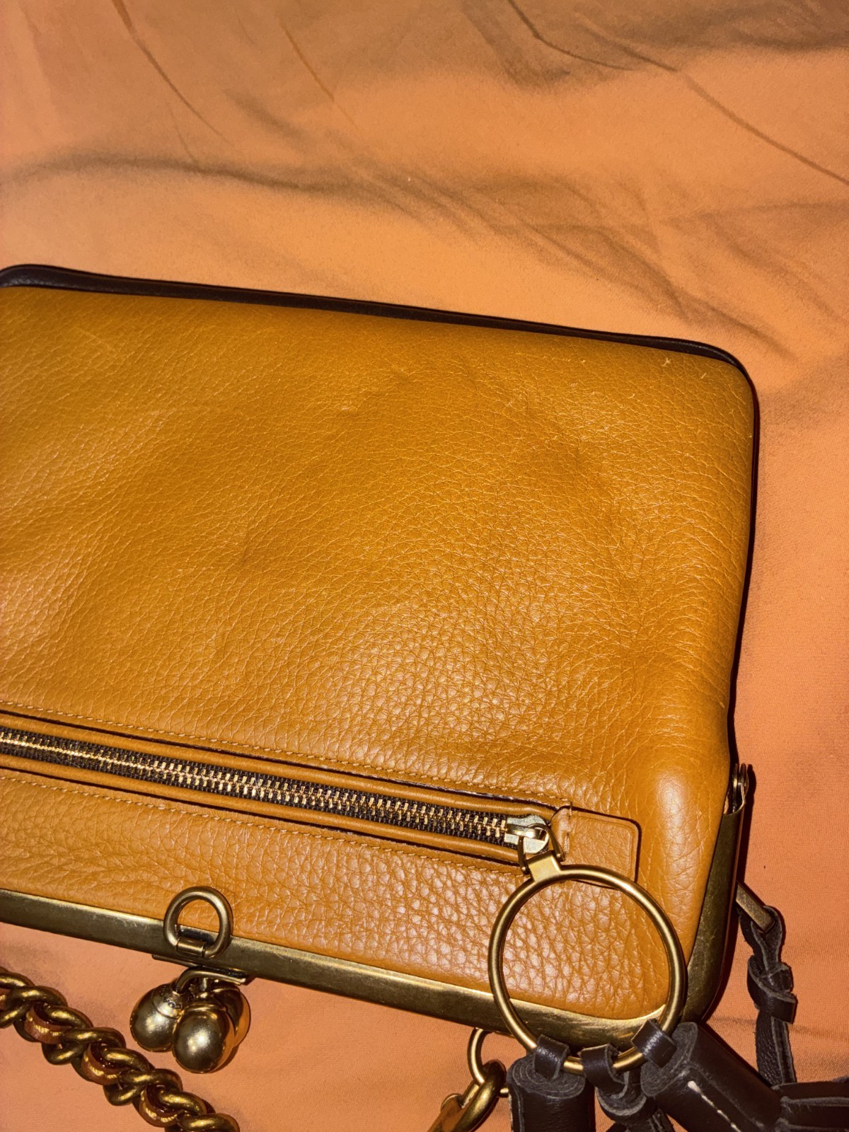 Coach 1941 Double Frame Kisslock Bag runway SAMPLE