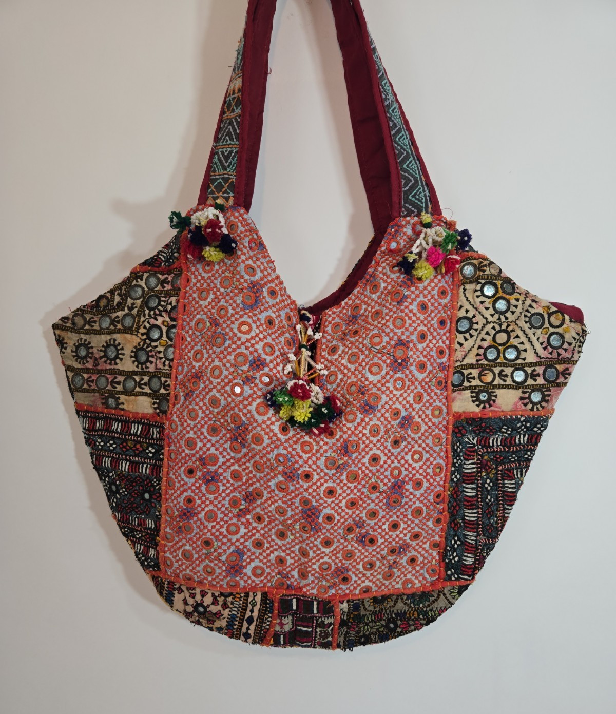 Banjara Handbag Boho Embroidered Colorful Handmade Gypsy Large Travel Market
