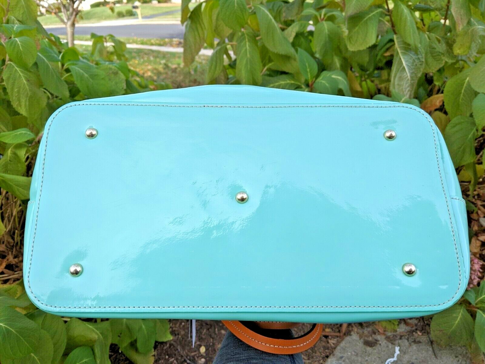 Dooney & Bourke Celery Green 🥬 Patent Leather Large City Flynn