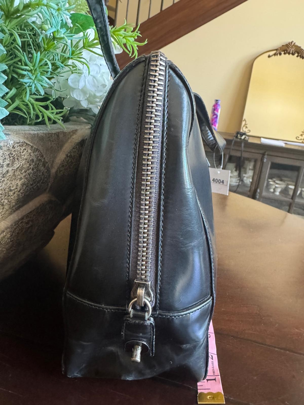 Authentic Prada Black Leather Handbag-MSRP$2,108
