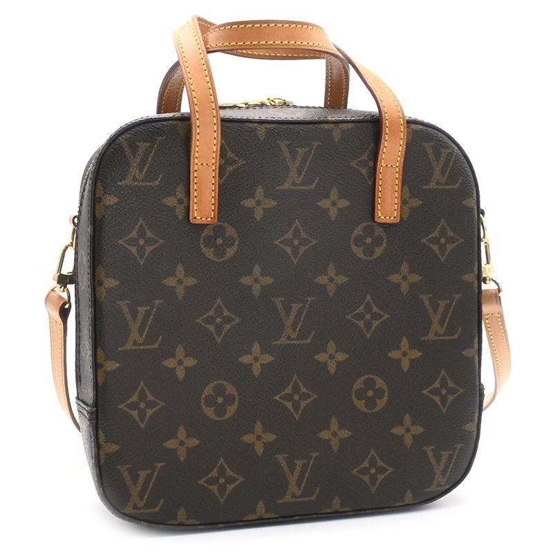 LOUIS VUITTON Bag: Spontini M47500 Monogram W20H20D8cm w/strap;