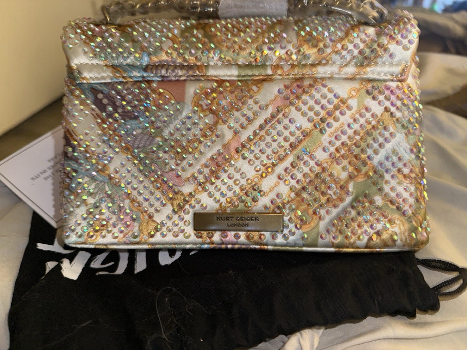 Kurt Gieger Bag Purse Rhinestone Bling New