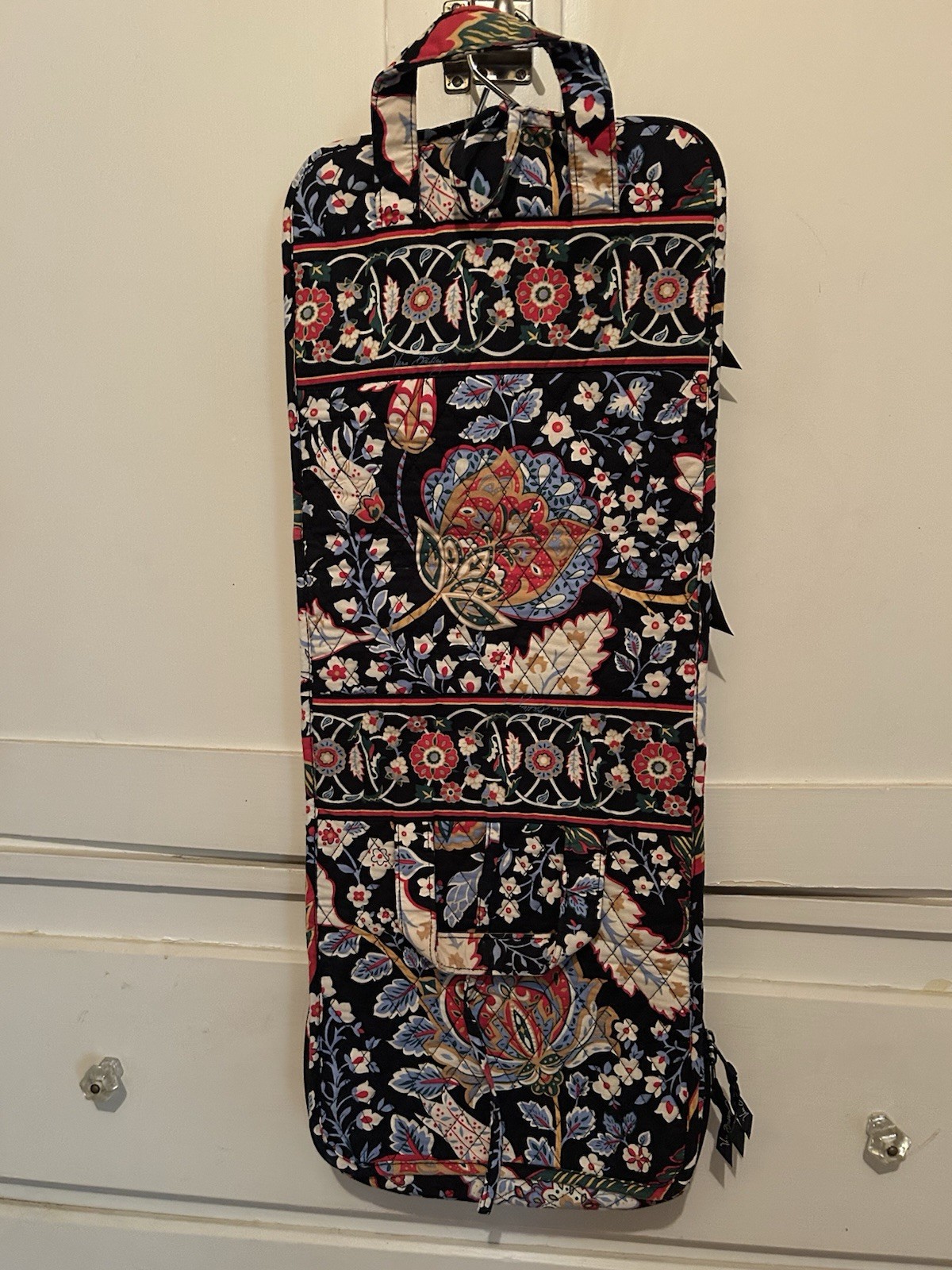 Vera Bradley Accessory Organizer Hanging Folding Travel Bag 11” By 29”