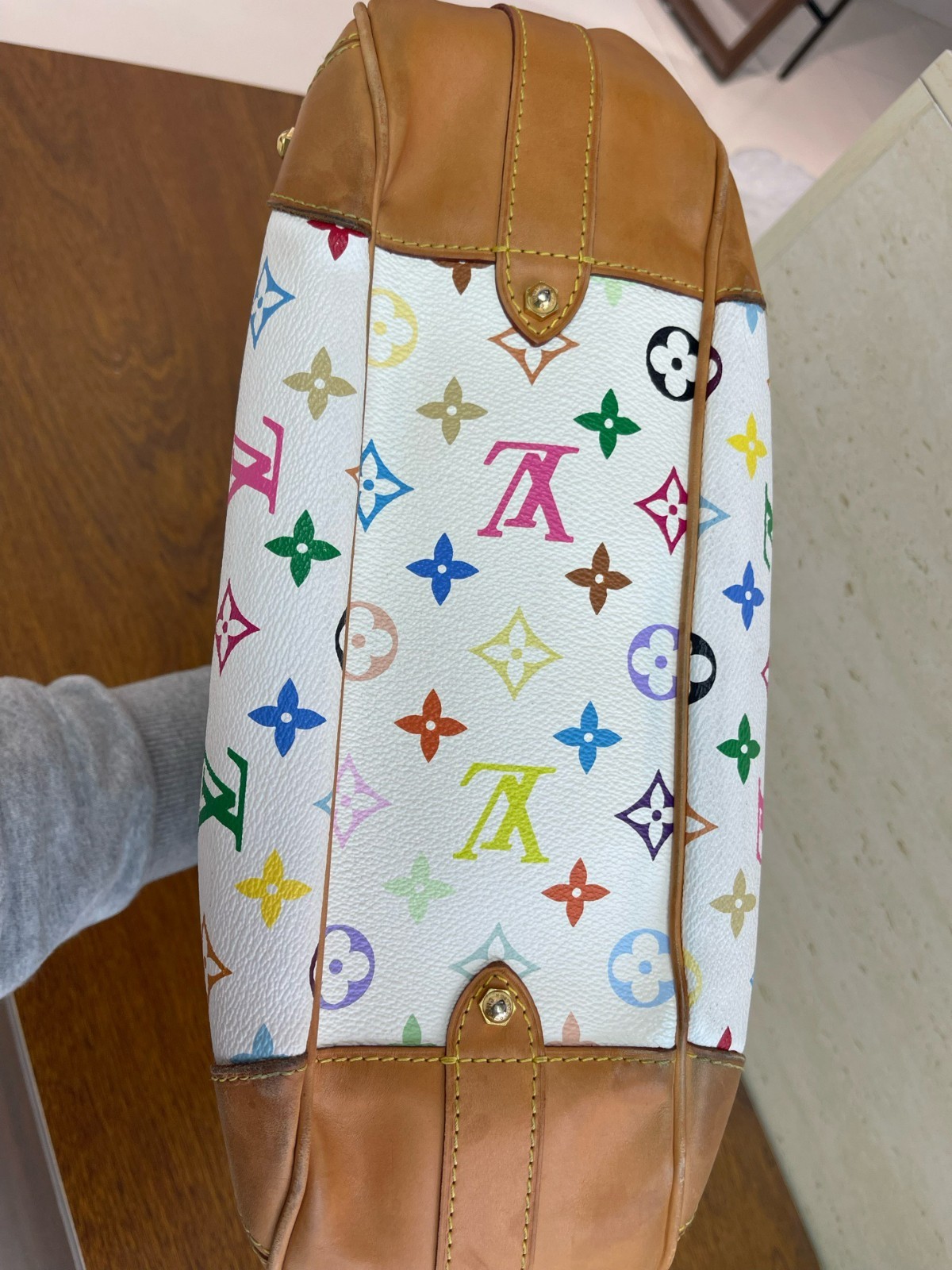 Louis Vuitton Greta Satchel Multicolor Monogram Canvas
