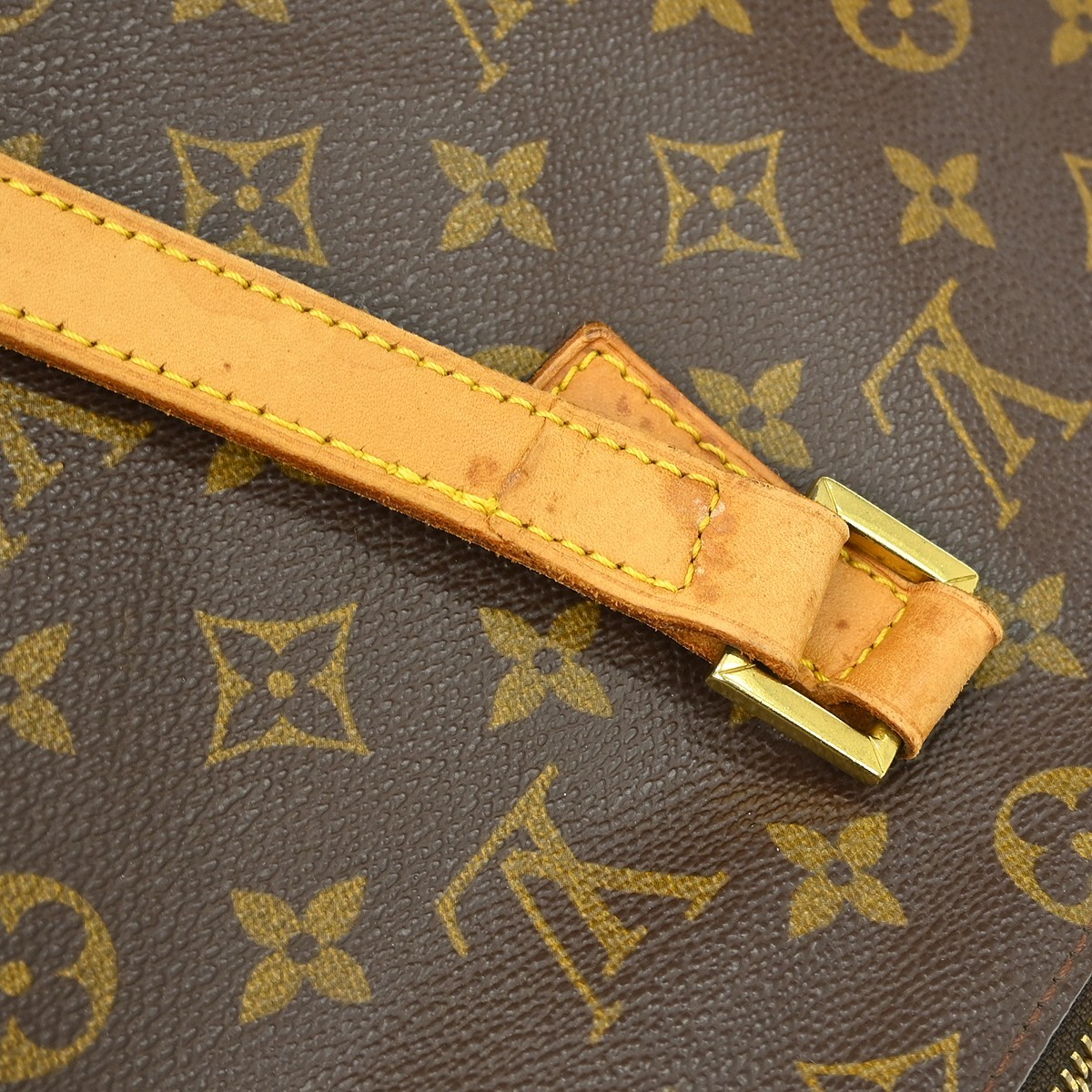 Best03 LOUIS VUITTON CABAS MEZZO HAND TOTE BAG MONOGRAM M51151 AR1010 RQ02761