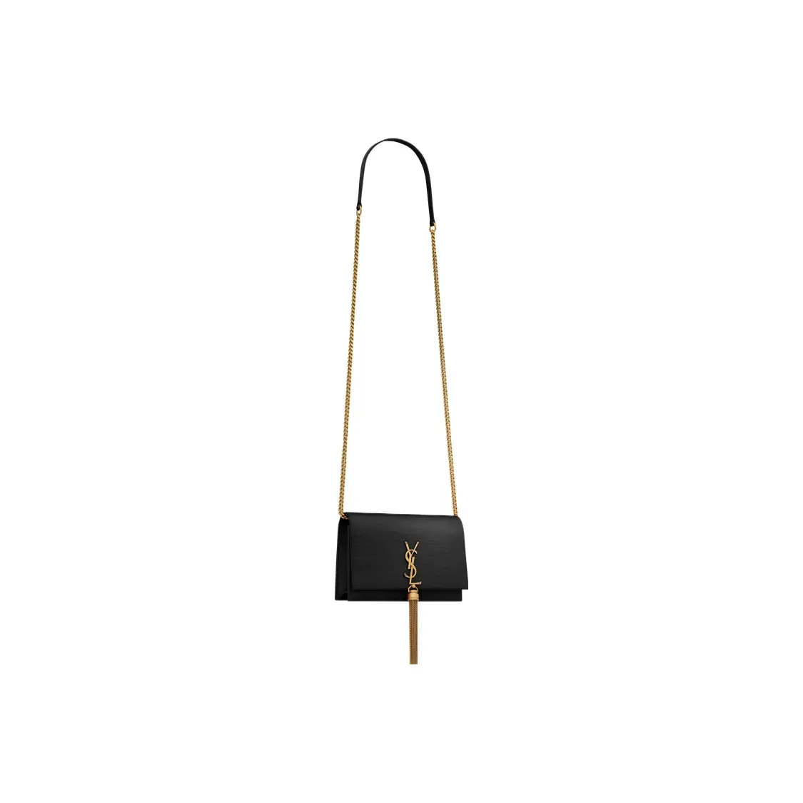 SAINT LAURENT YSL KATE Polyamide Single Shoulder Bag Women’s 7.5×1.6×4.9 in