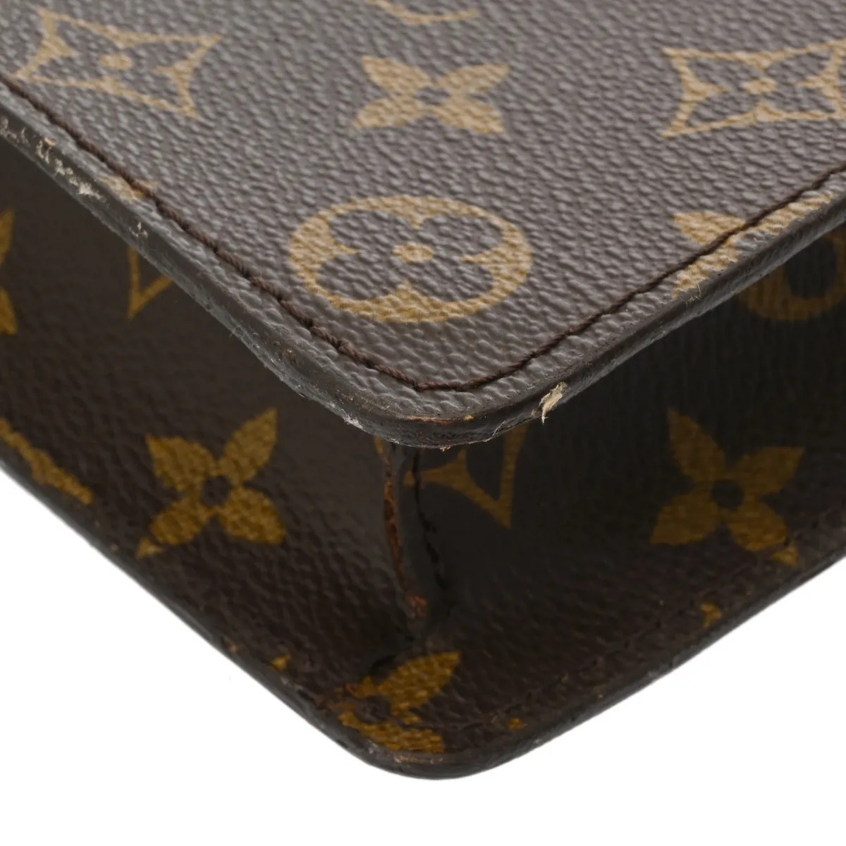 Louis Vuitton M53335 Clutch Bag Monogram Canvas Brown #WB5523