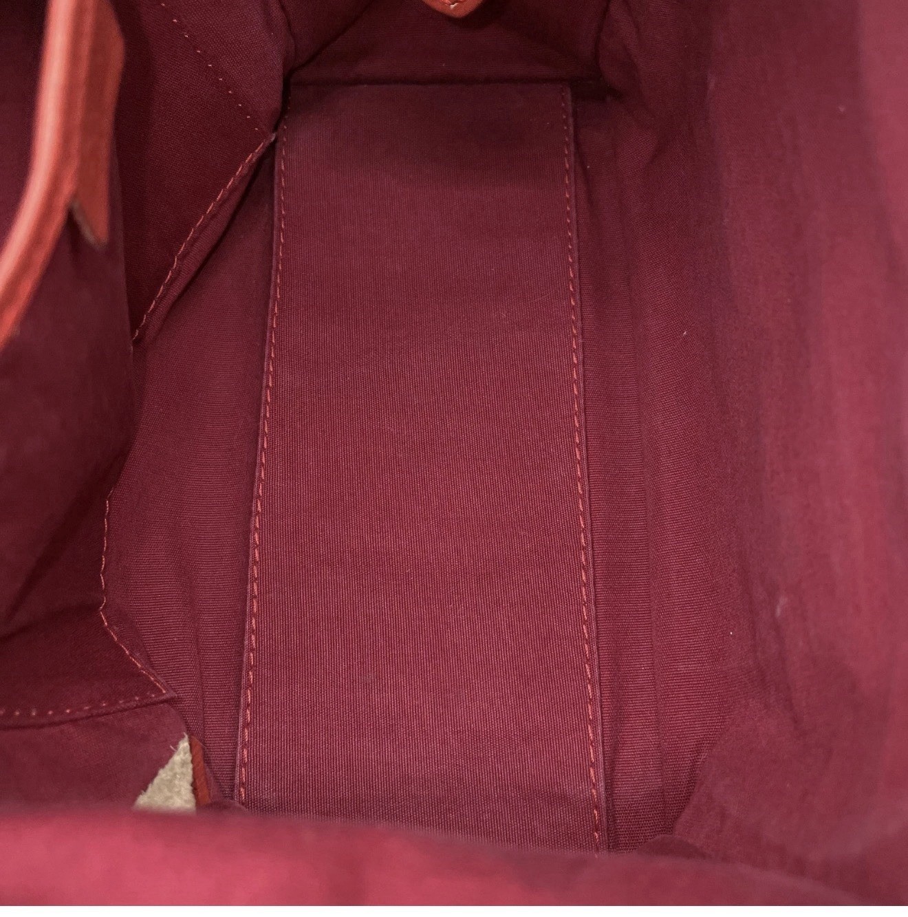 Authentic Celine Red Leather Luggage Nano Shopper 2way Handbag With dust bag