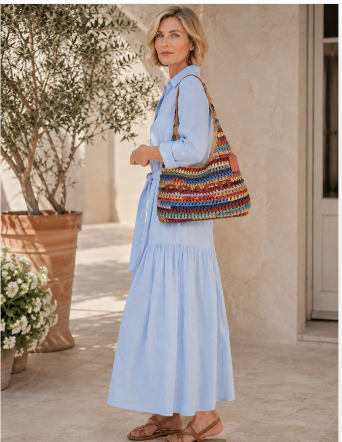 Coach Brooklyn 28 Multi Straw Shoulder Bag NWT Woven Hobo Summer Satchel + Dust
