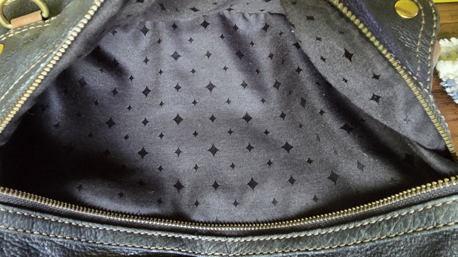 Fossil Genuine Black Leather Morgan Crossbody Messenger Bag