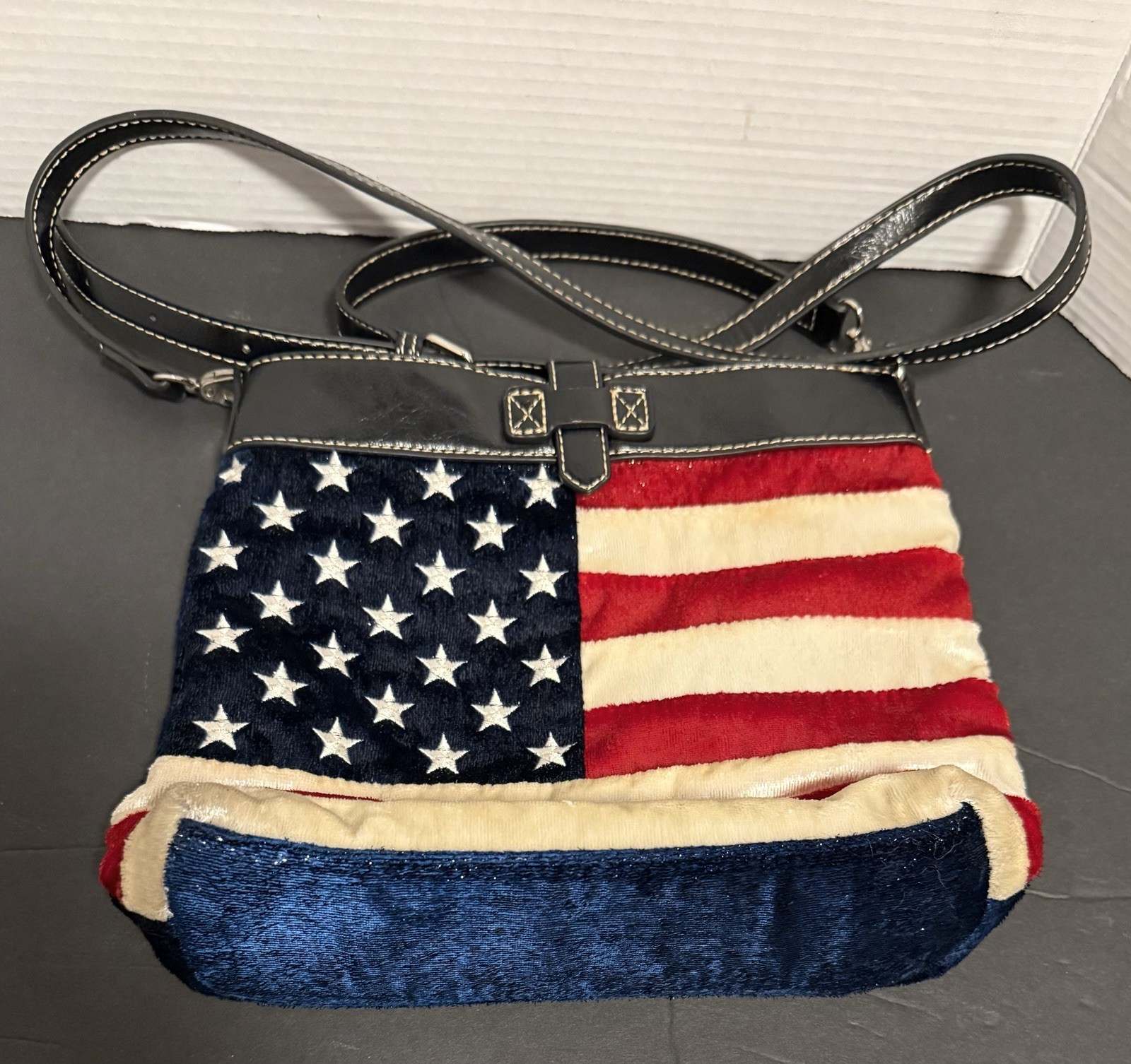 Montana West Red White Blue American Flag Purse Crossbody Patriot Handbag