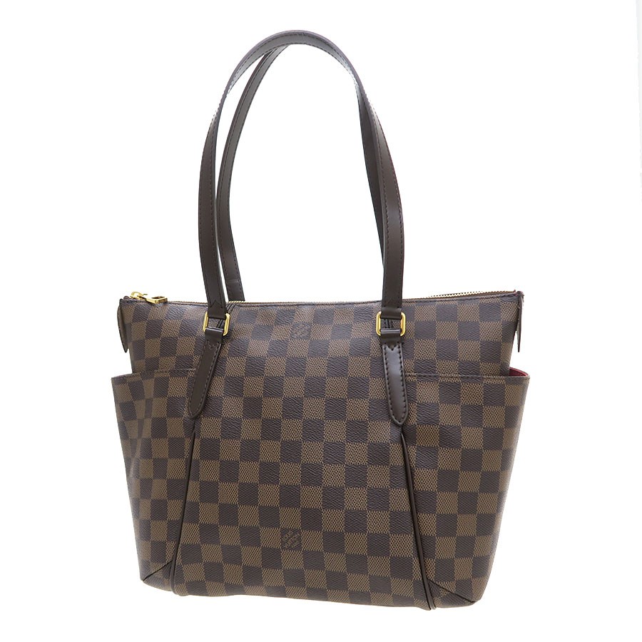 Louis Vuitton Totally PM N41282 Coated Canvas Brown Tote Bag #SAB15282