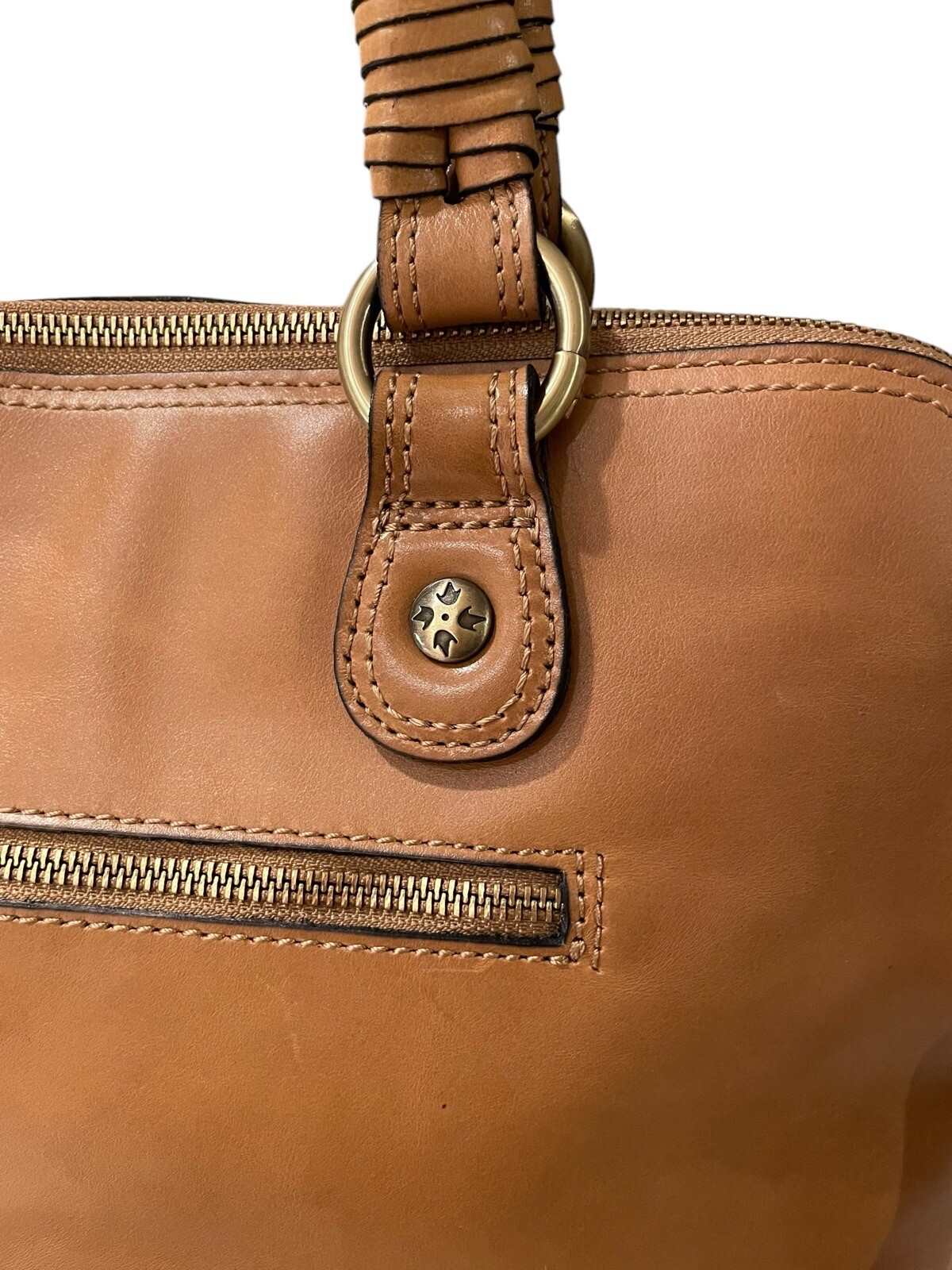NEW Patricia Nash Ltd Edition Discovery Large Washed Woven Augusta Satchel