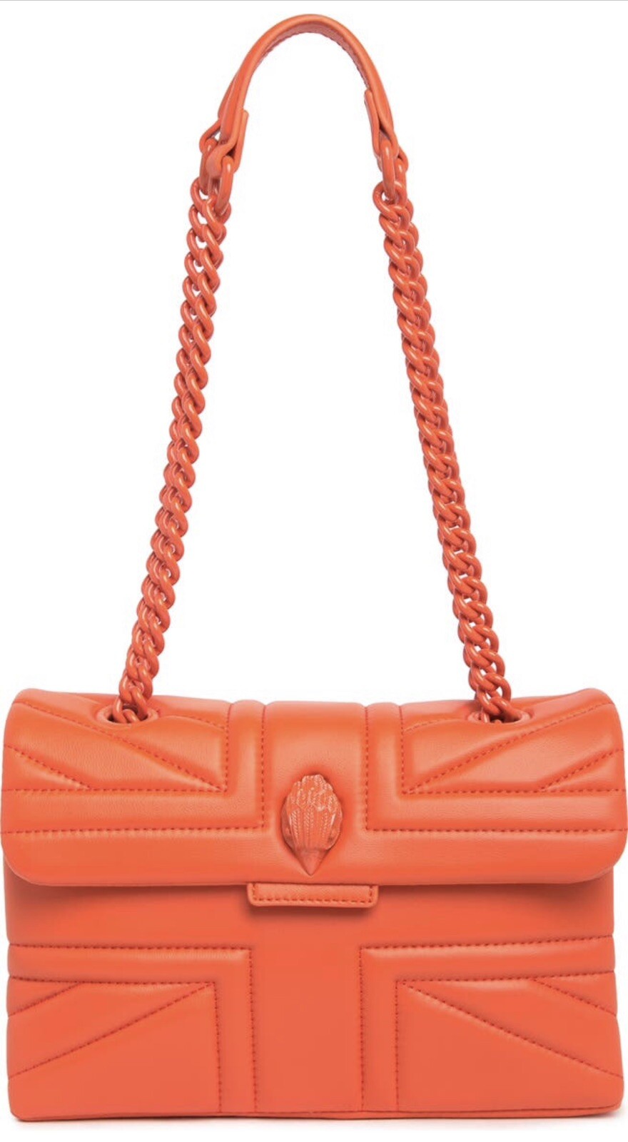kurt geiger London Union Jack Drench Shoulder bag Orange Size Medium