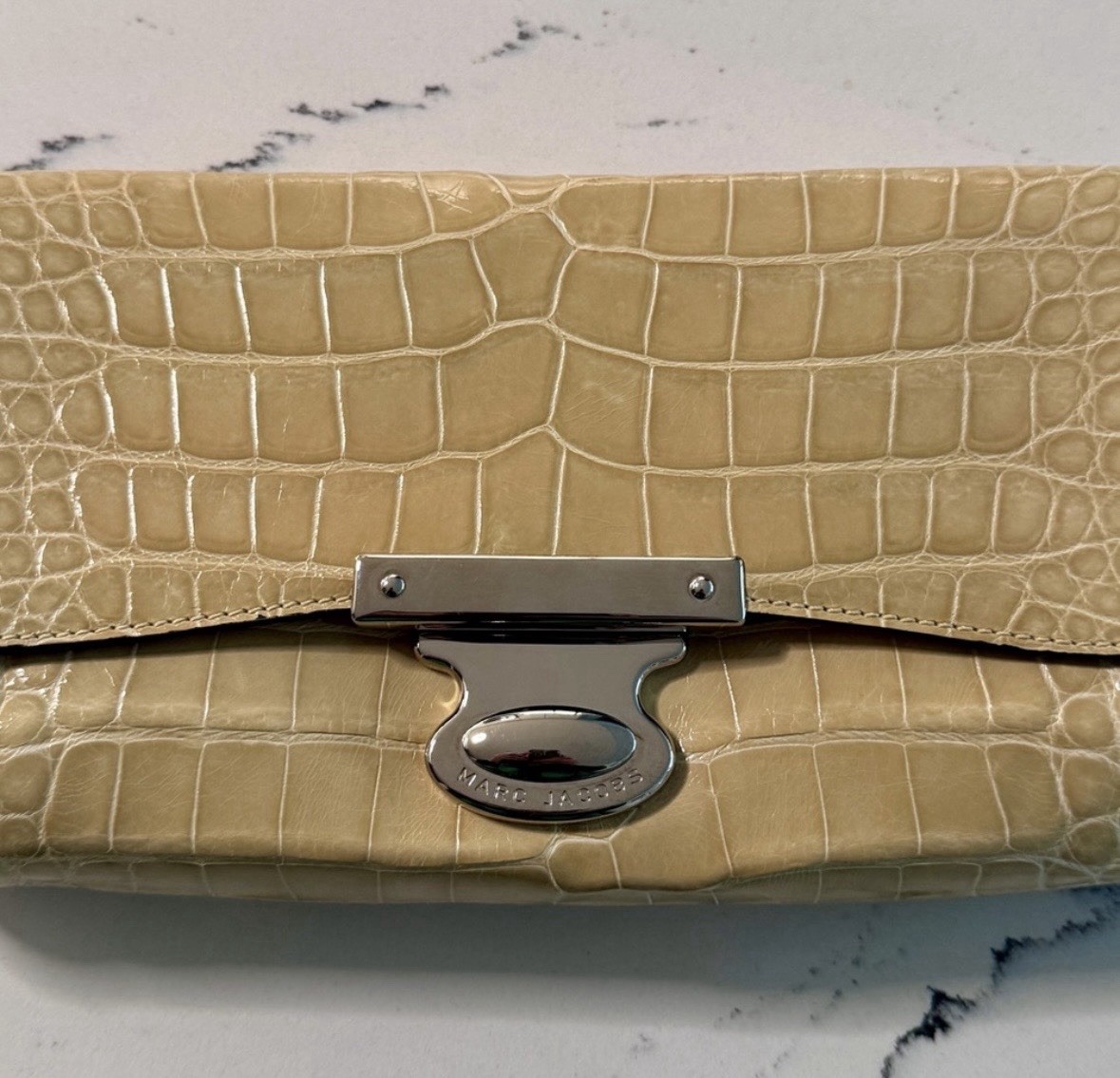 Vintage Marc Jacob Genuine Croc Clutch Purse