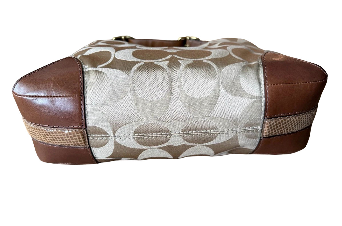COACH PEYTON SIGNATURE SHOULDER HOBO BAG | KHAKI NUTMEG | STYLE NO. 14525 | NWT