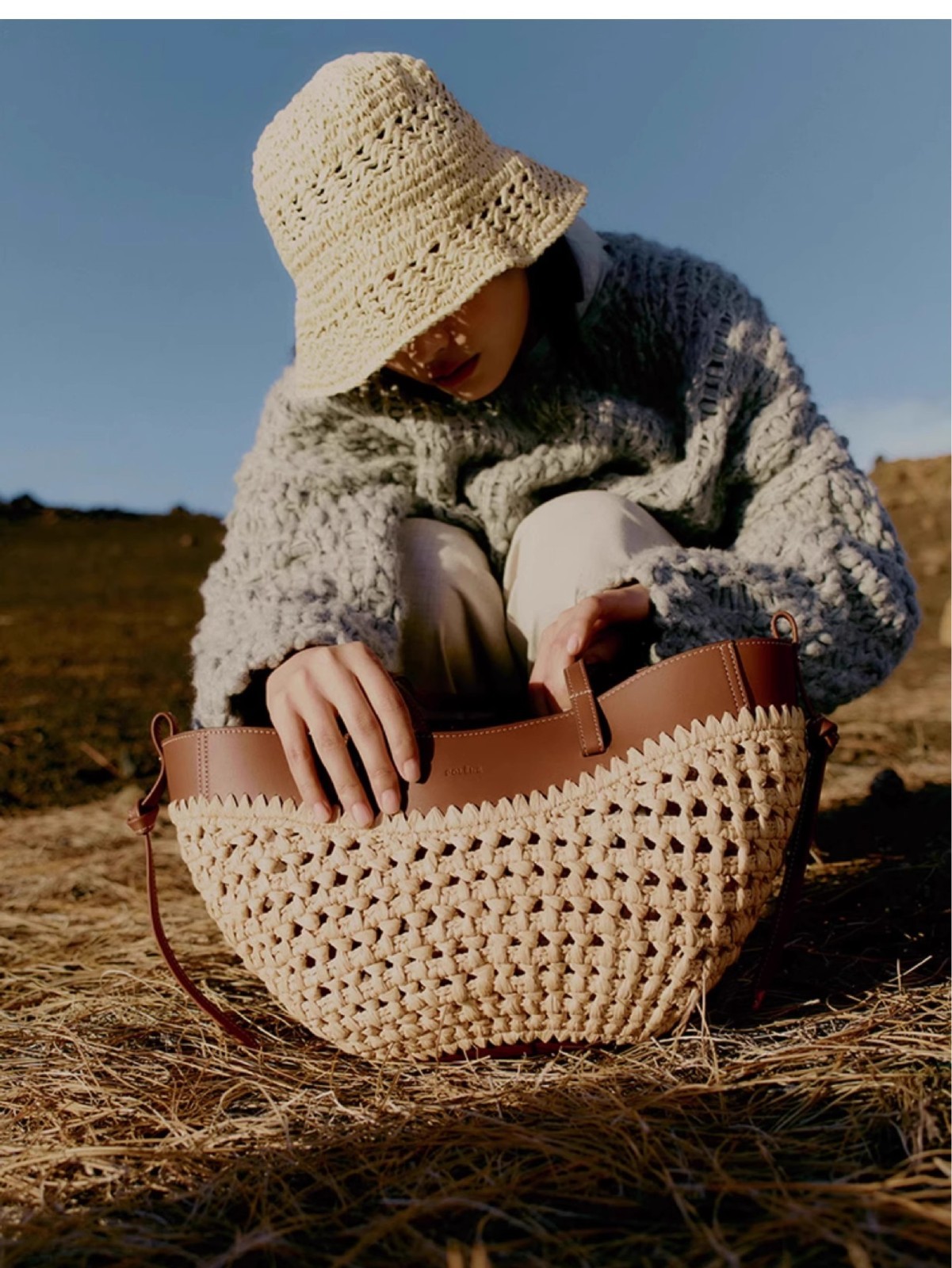 Women’s Straw Woven Tote Bag Large Beach Shoulder Handbag Summer Casual Shopper
