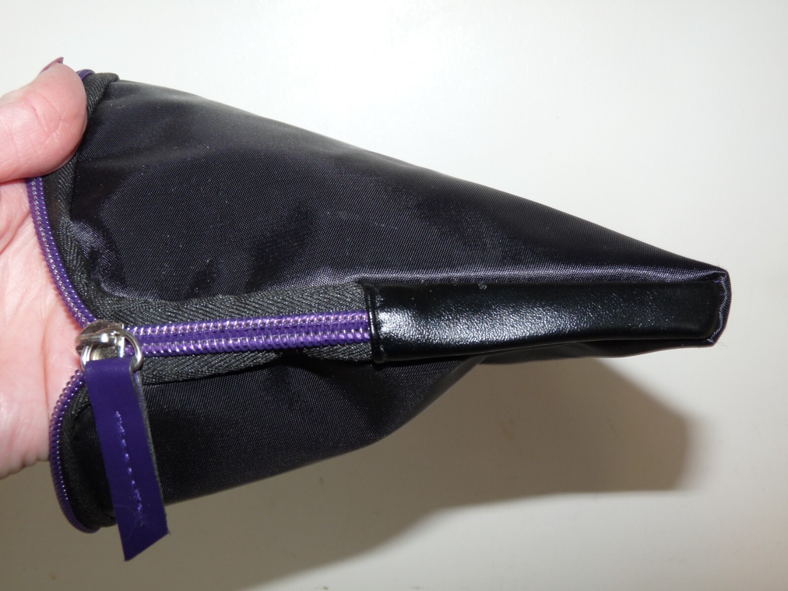 TUMI Delta Small Bag Colors Black and Purple