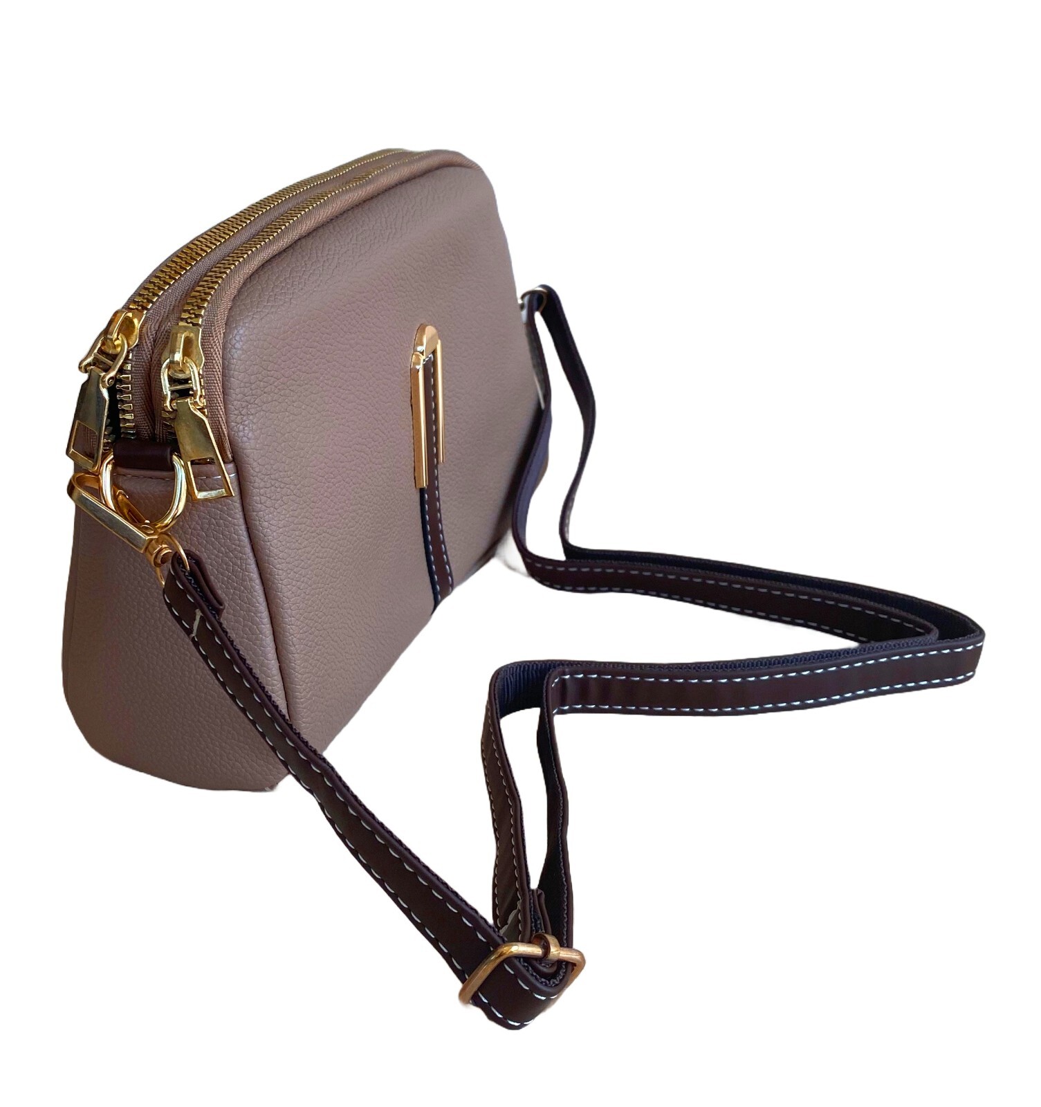 Small crossbody fanny pack handbag shoulder bag women’s bag M 12 beige brown