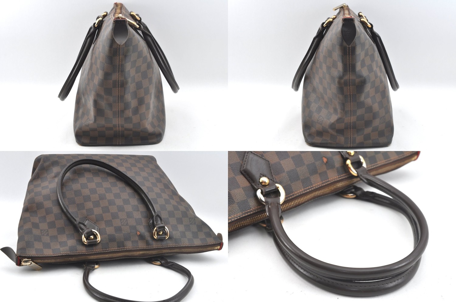 Authentic Louis Vuitton Damier Saleya MM Shoulder Tote Bag N51182 LV AA895