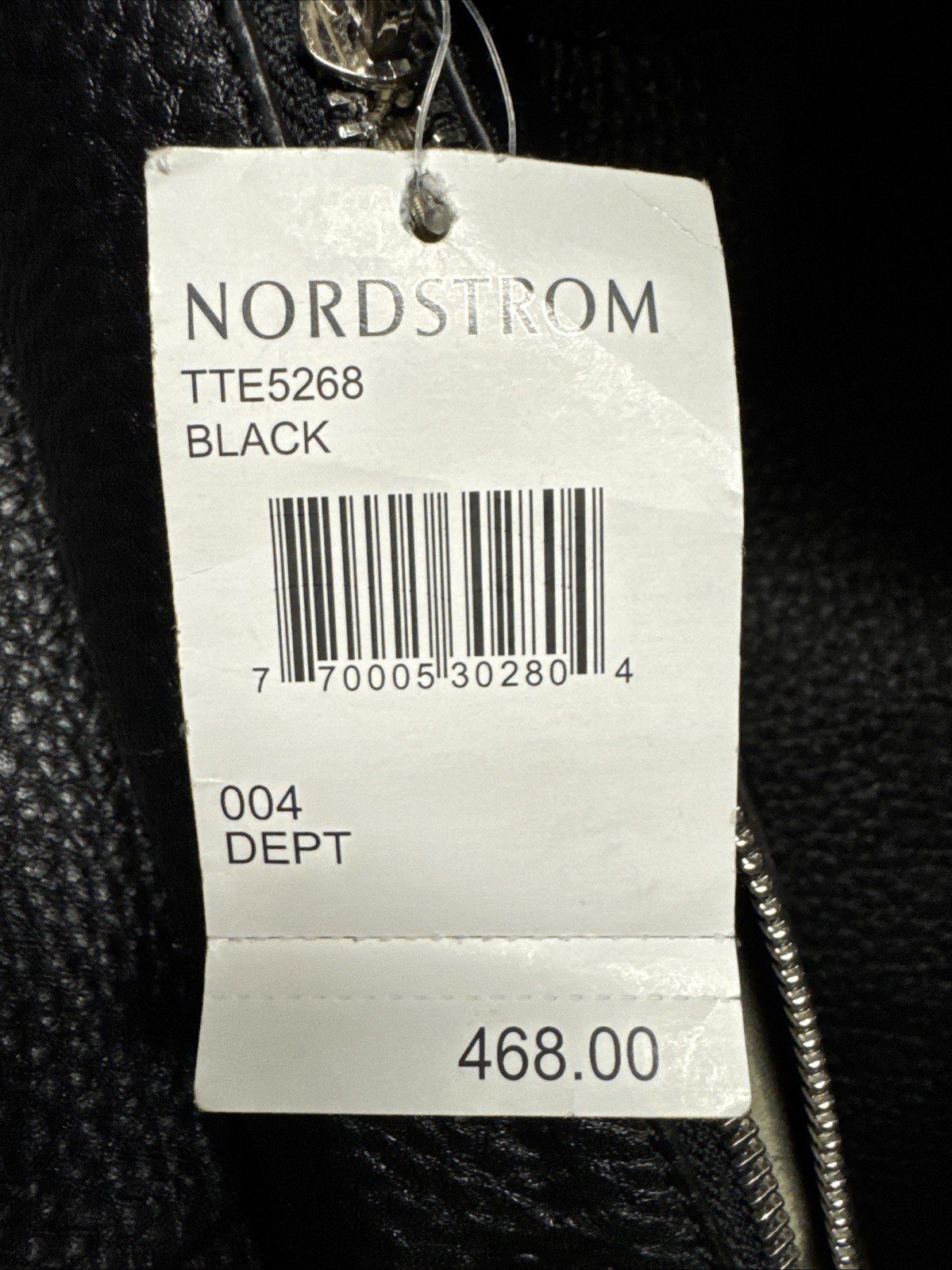 Celine Dion Black Leather Tote Shoulder Bag – Nordstrom, Original Tag, $468