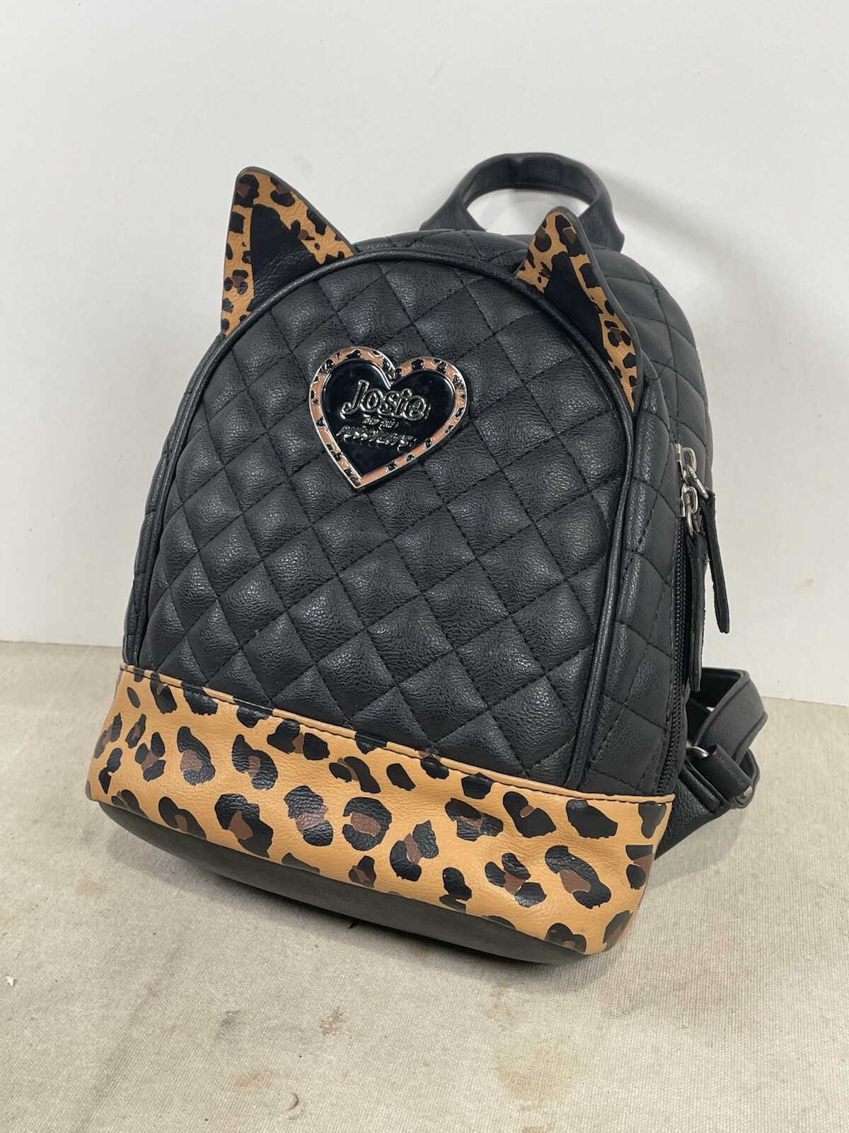 Josie & The Pussycats Leopard Mini Backpack Riverdale Cat Ears Hot Topic Excl