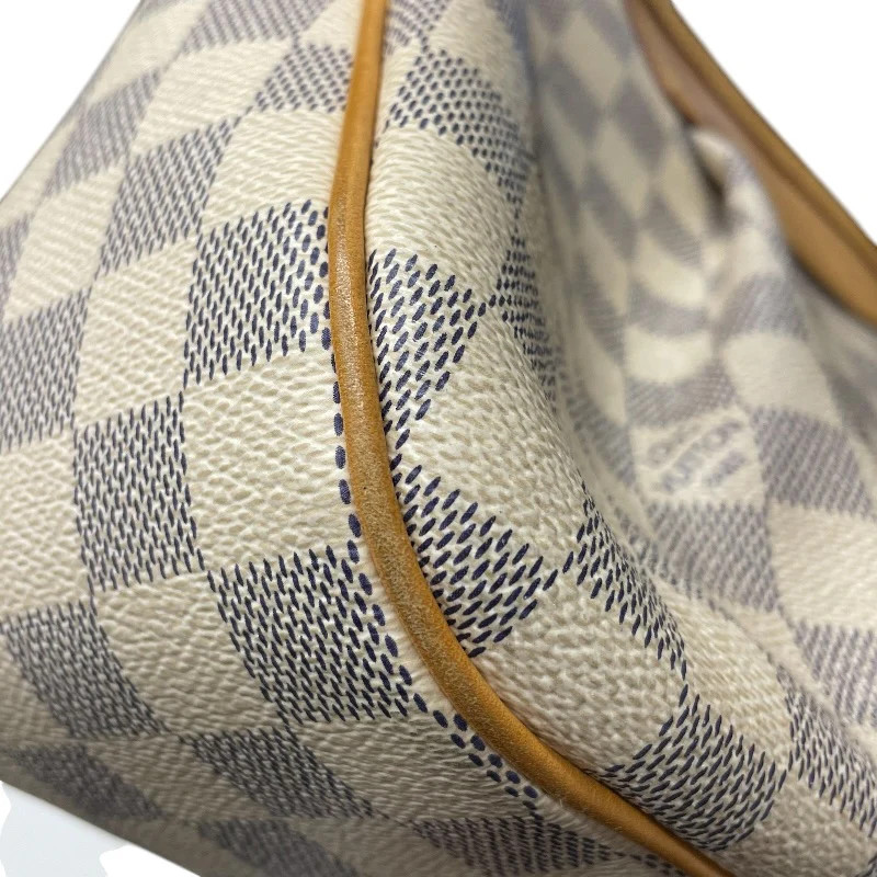 LOUIS VUITTON Siracusa PM White Damier Shoulder Bag N41113 #OKB8618