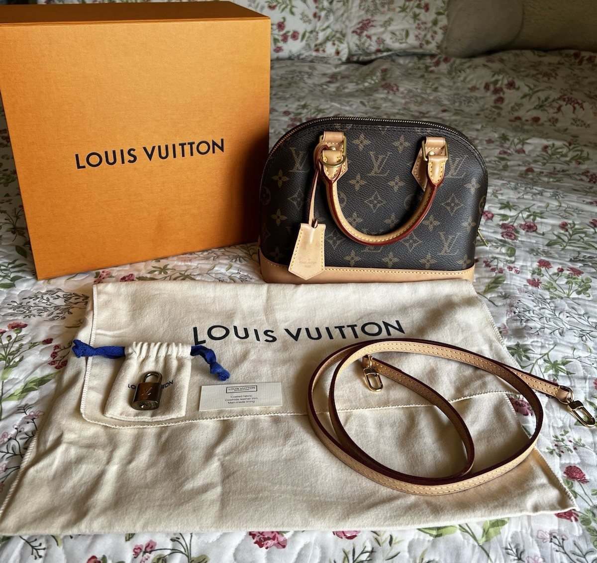 Louis Vuitton Alma BB Monogram Handbag
