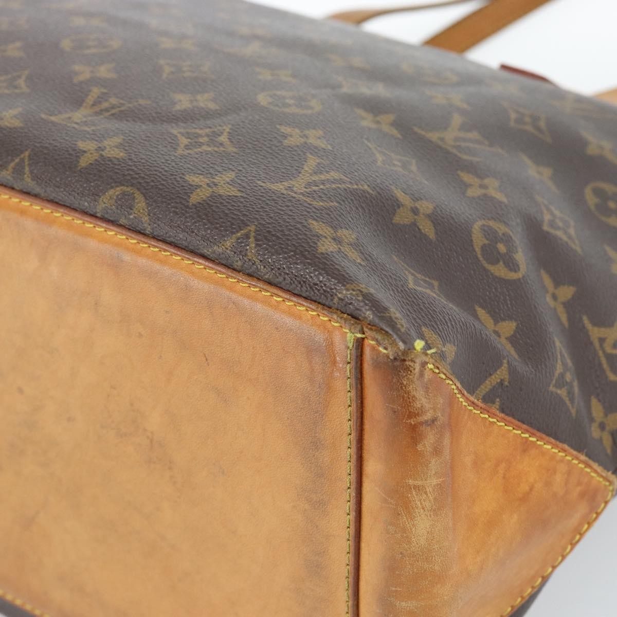 LOUIS VUITTON Monogram Cabas Mezzo Tote Bag M51151 LV Auth 184204