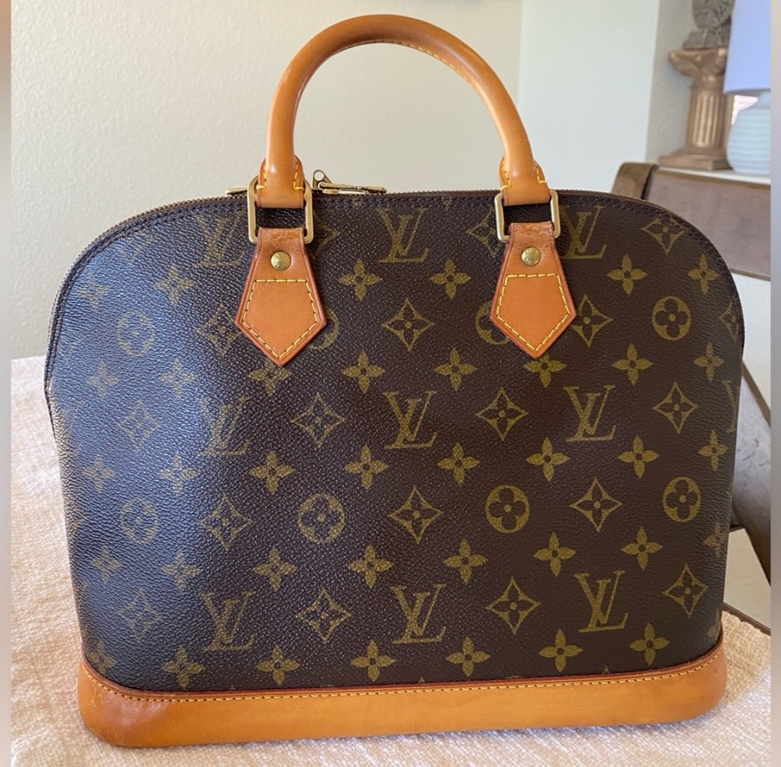Louis Vuitton Alma PM Brown Canvas/Leather