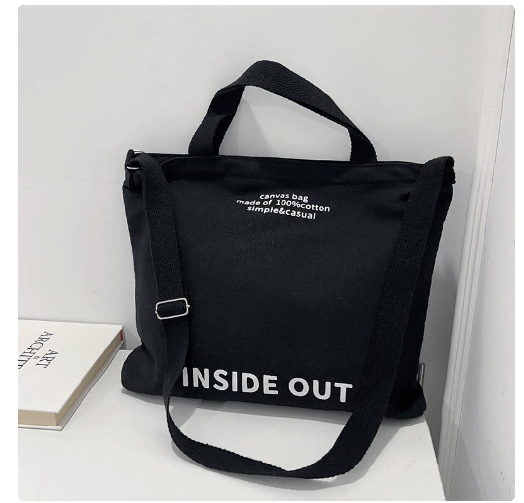Canvas Tote Bag for Women Large Canvas Crossbody Handbag Shoulder bag for Work