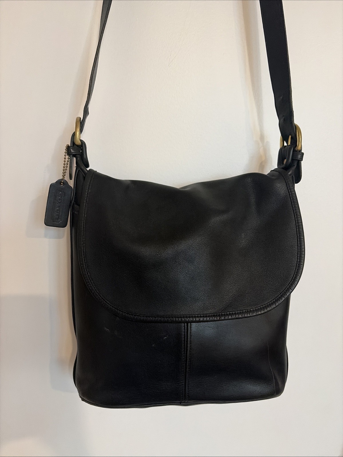 Authentic Coach 4115 Black Whitney Legacy Leather Crossbody Bag Vintage Purse