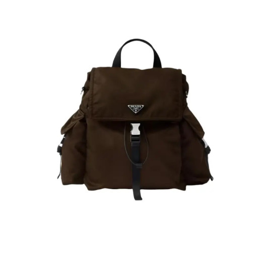 PRADA Explore Explore Double Shoulder Bag Brown 15.0*7.9*14.6 in