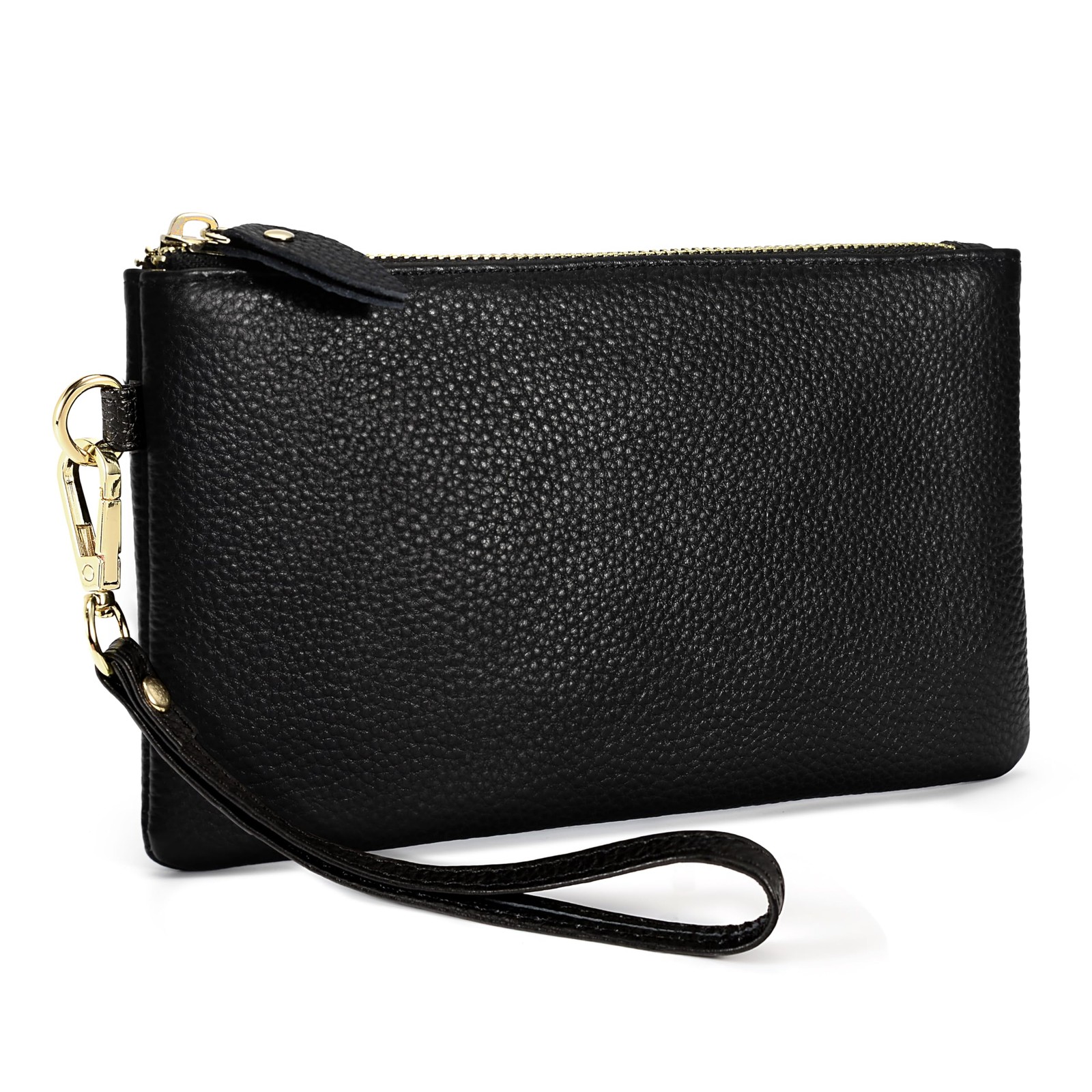 Genuine Leather Wristlet Handbags Purses Cell Phone Pocket Clutch Wallet Crossbo