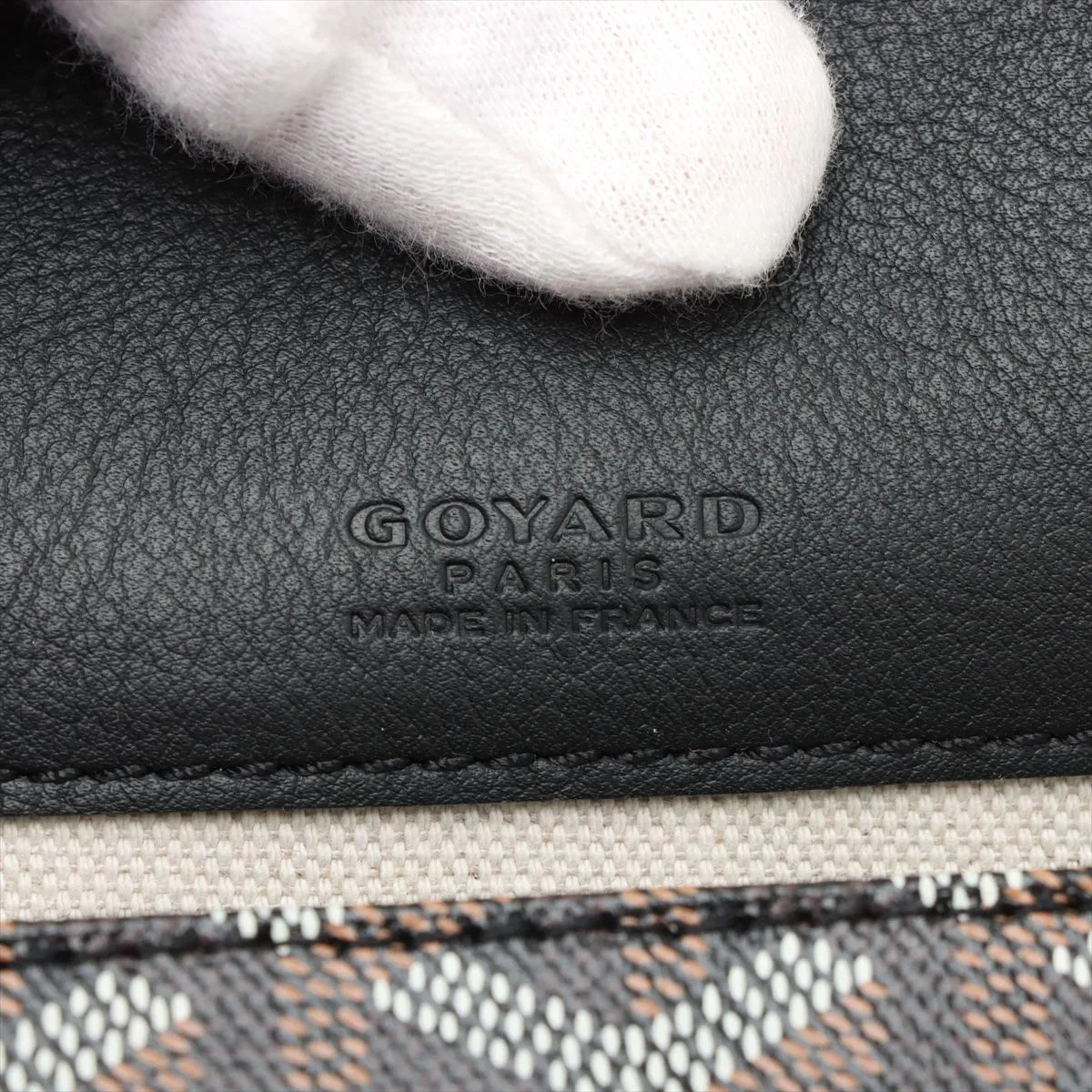 Goyard Anjou GM PVCx leather Tote bag Black