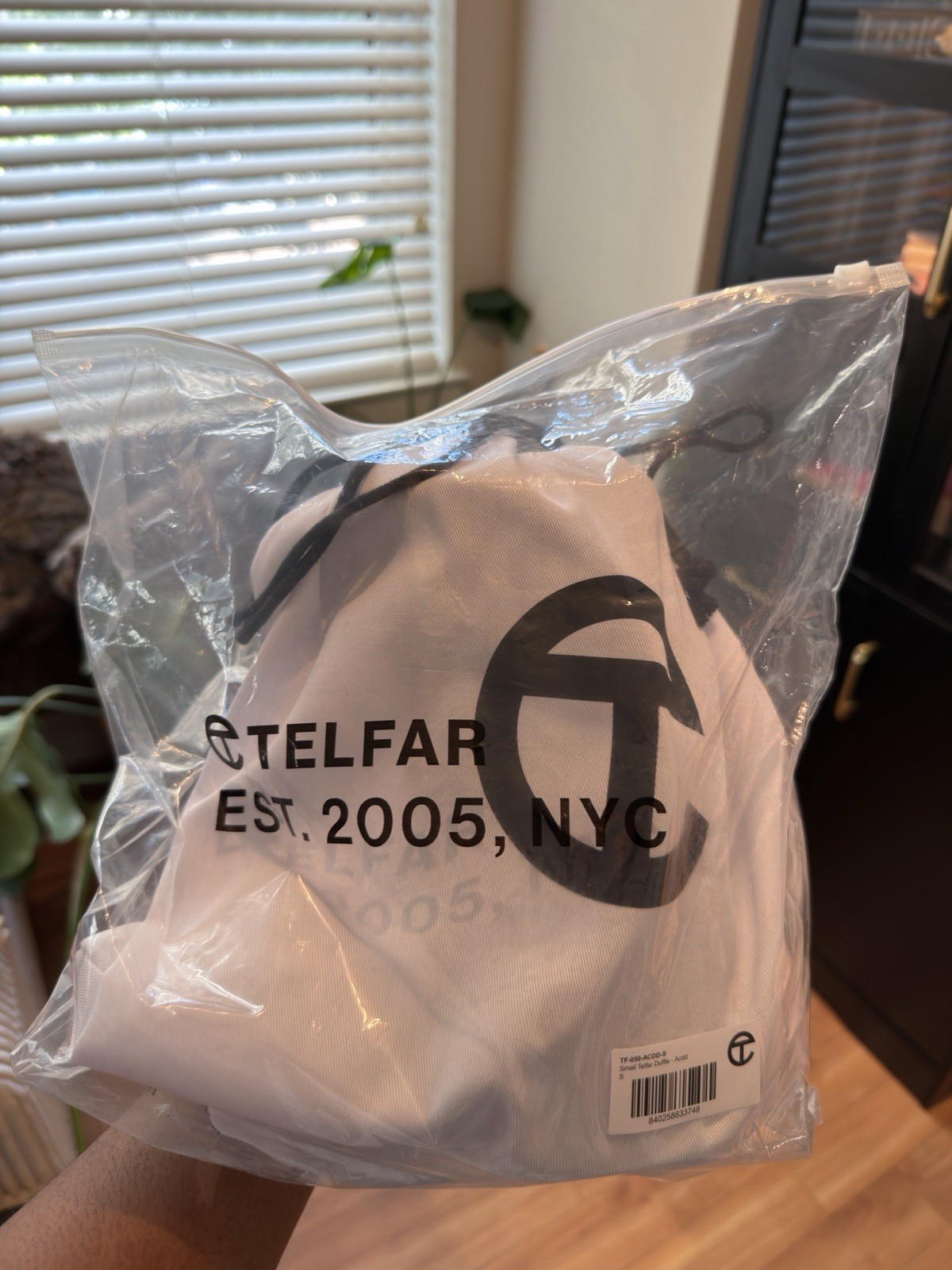 Small Telfar Duffle (Acid)