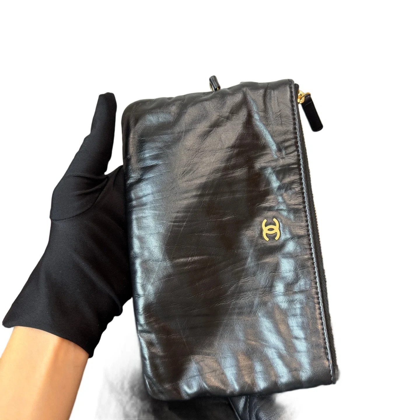 Chanel Quilted Small 22 Black Calfskin (pp072026a1r)