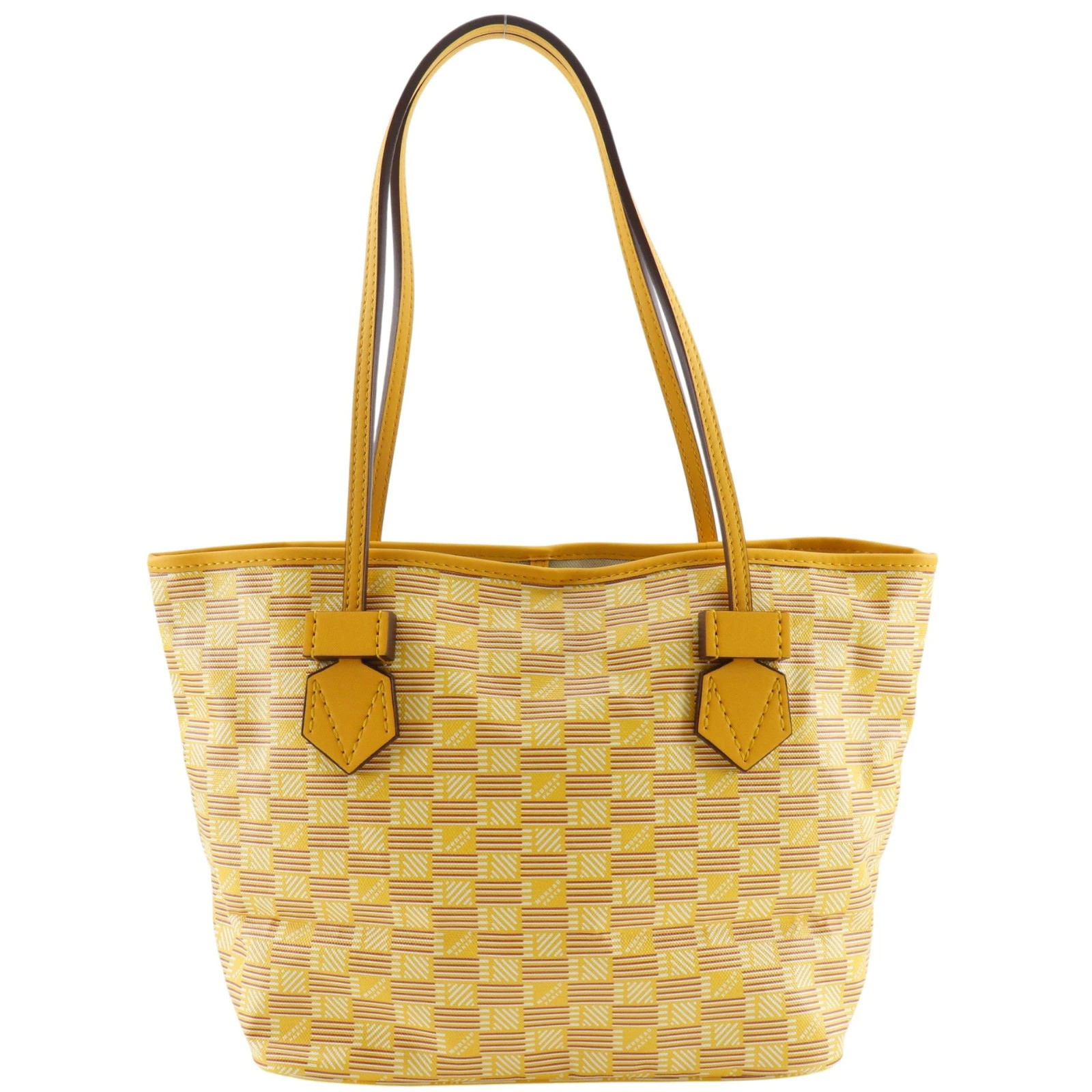 MOREAU PARIS Saint-Tropez Small Tote PVC Yellow Women’s Bag #NB2582
