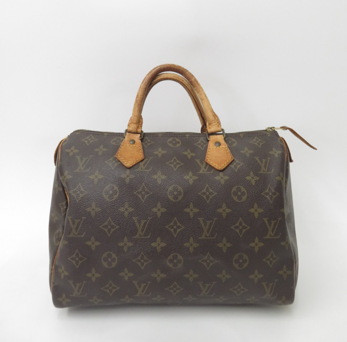 Authentic Louis Vuitton Monogram Speedy 30 Hand Bag #52097