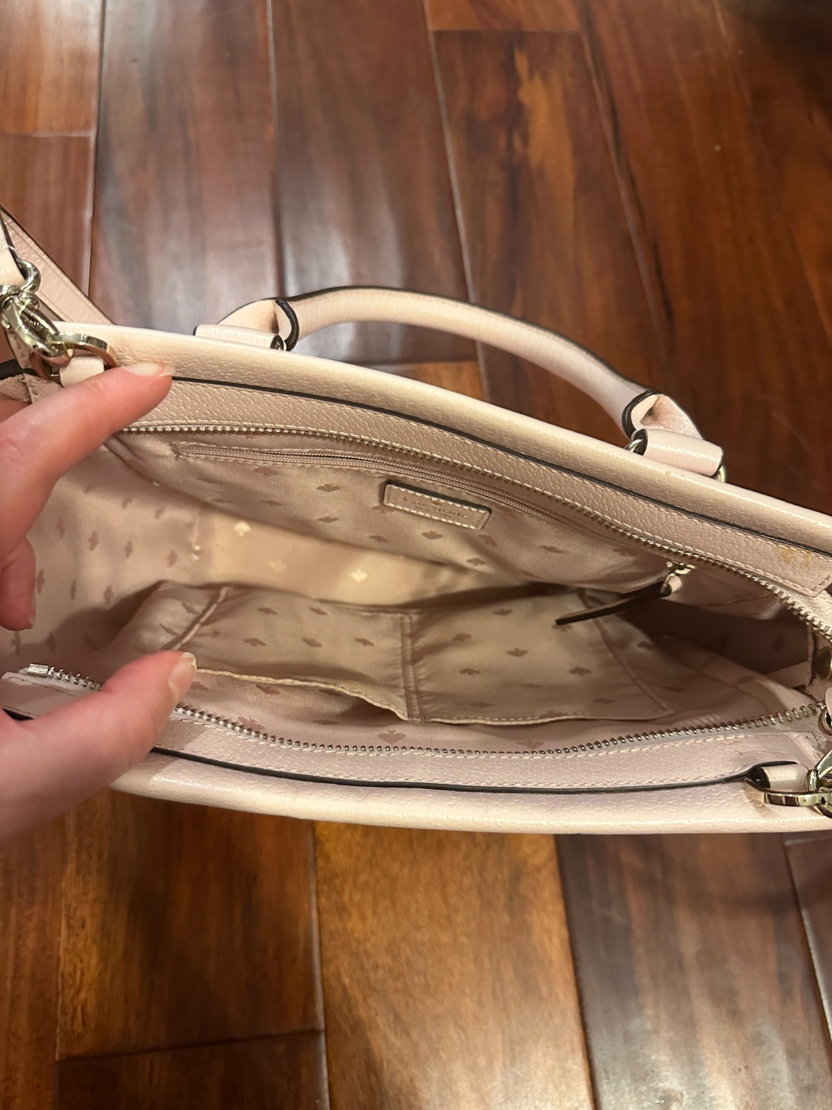 Kate Spade Pink Leather Wellesley Camryn Purse Handbag