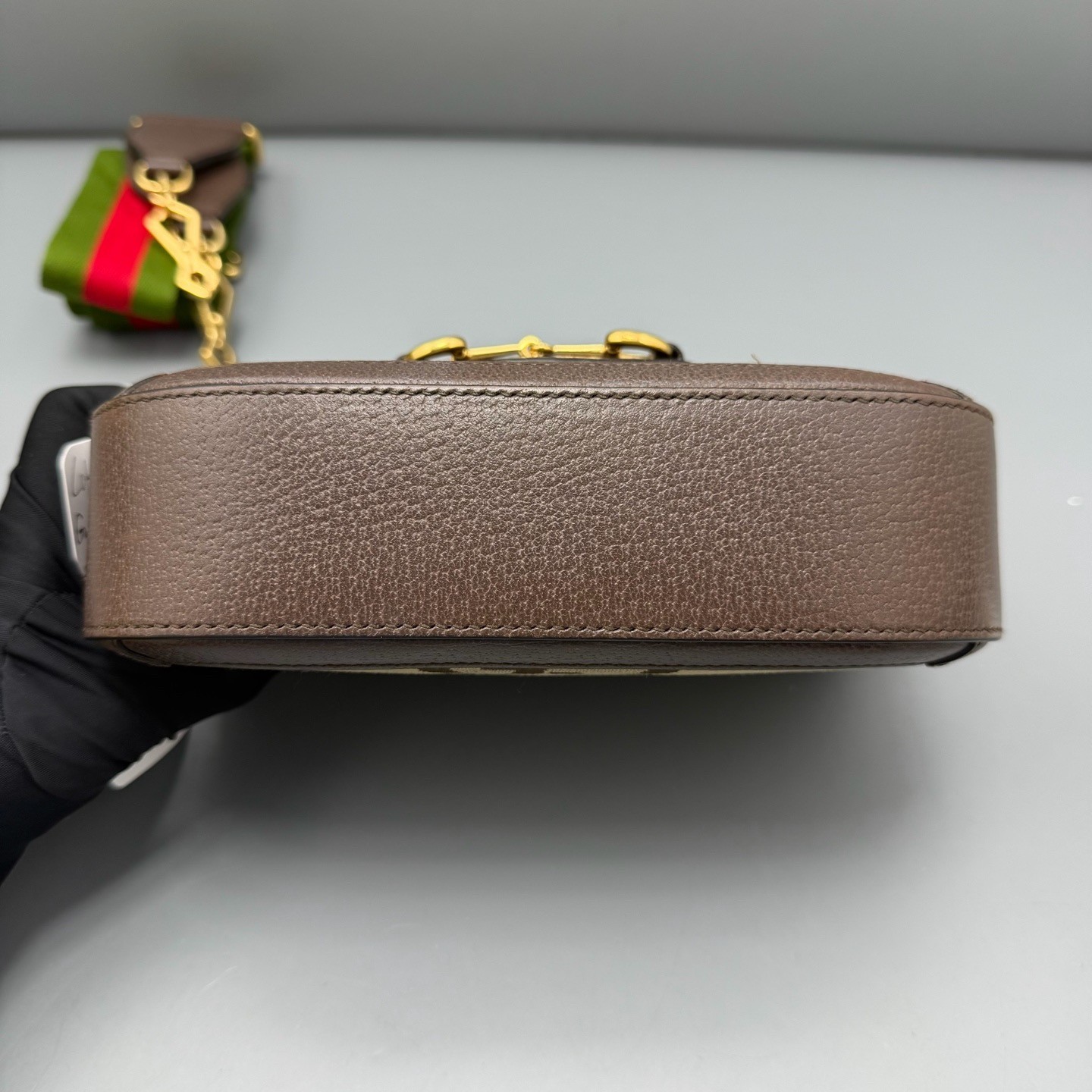 Gucci Horsebit 1955 Saddle Bag Single Shoulder Crossbody Bag Unisex 8x2x5.6 in